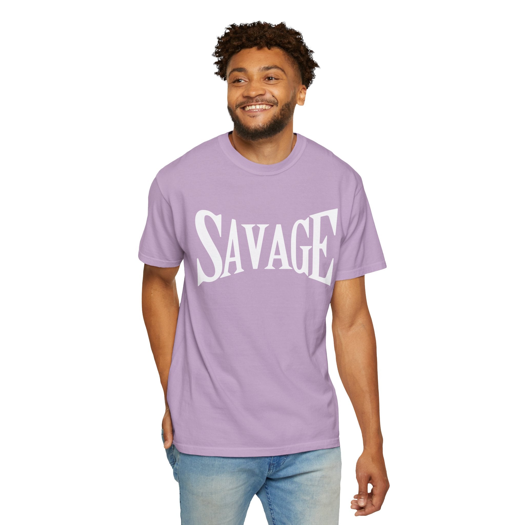 Savage, Graphic Design Unisex T-shirt, Casual Cotton Outwear, Gift for Him- Gift for Her, Stylish Tee, Cool Shirt, Trendy Apparel, Comfortable Top,