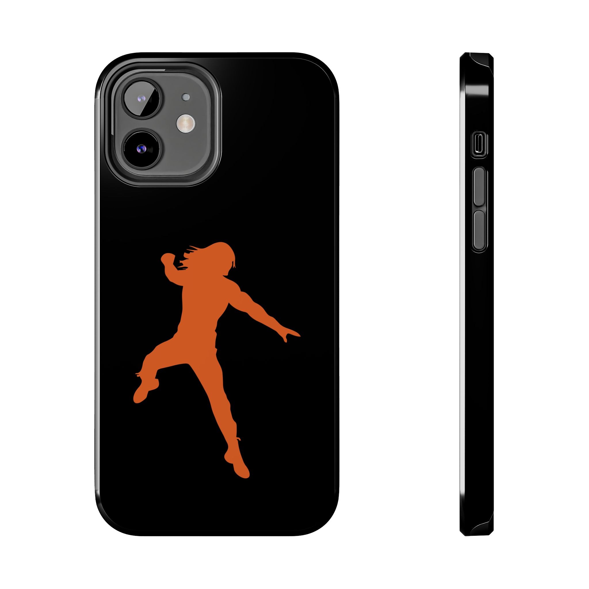 Roman Reigns Jump Orange Graphic Design, iPhone and Samsung Case Cool Graphic Sports Fan Phone Case