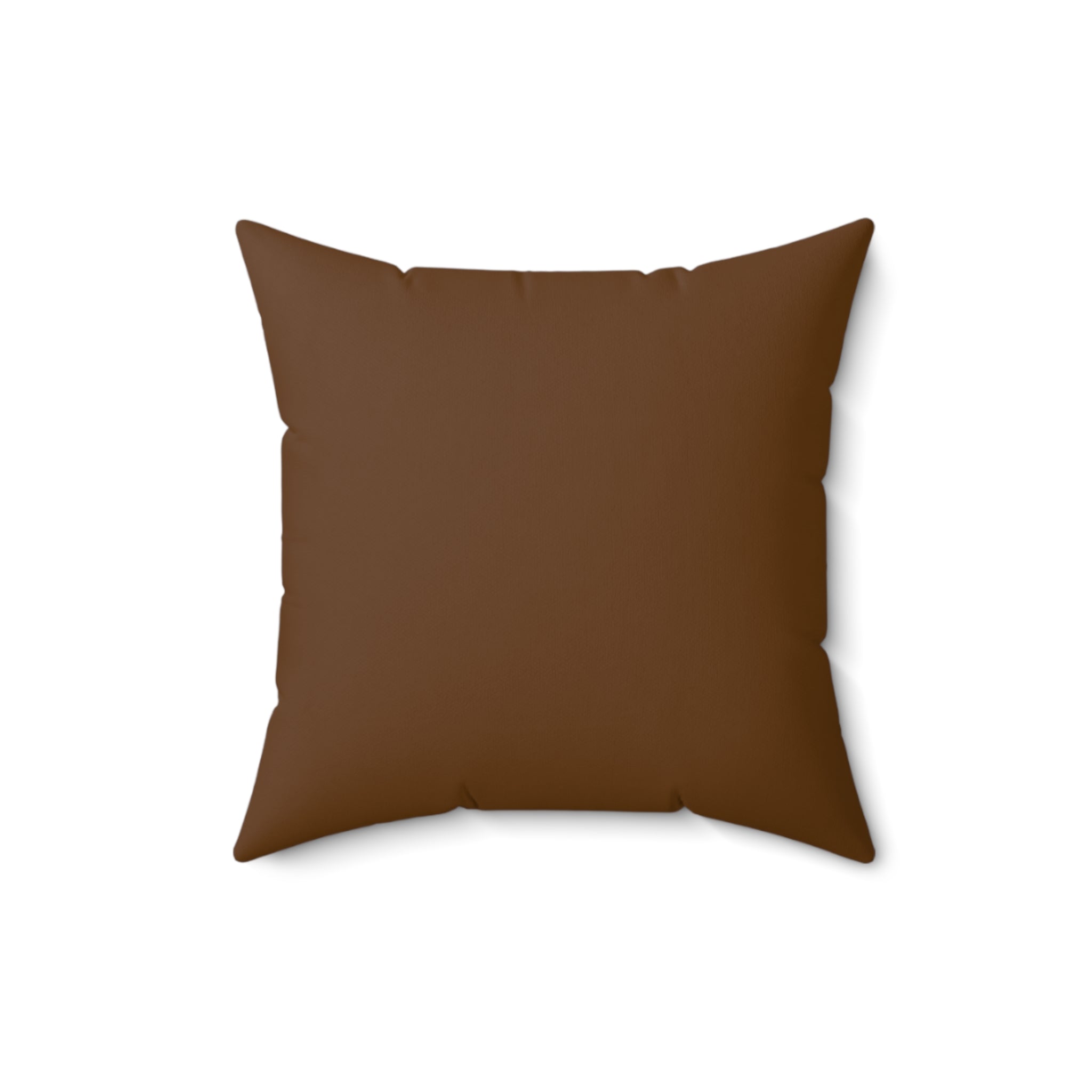 Brown Organic Print Pillow Covers, Decorative Couch Sofa Accent Pillows, Living Room Spun Polyester Square Pillow