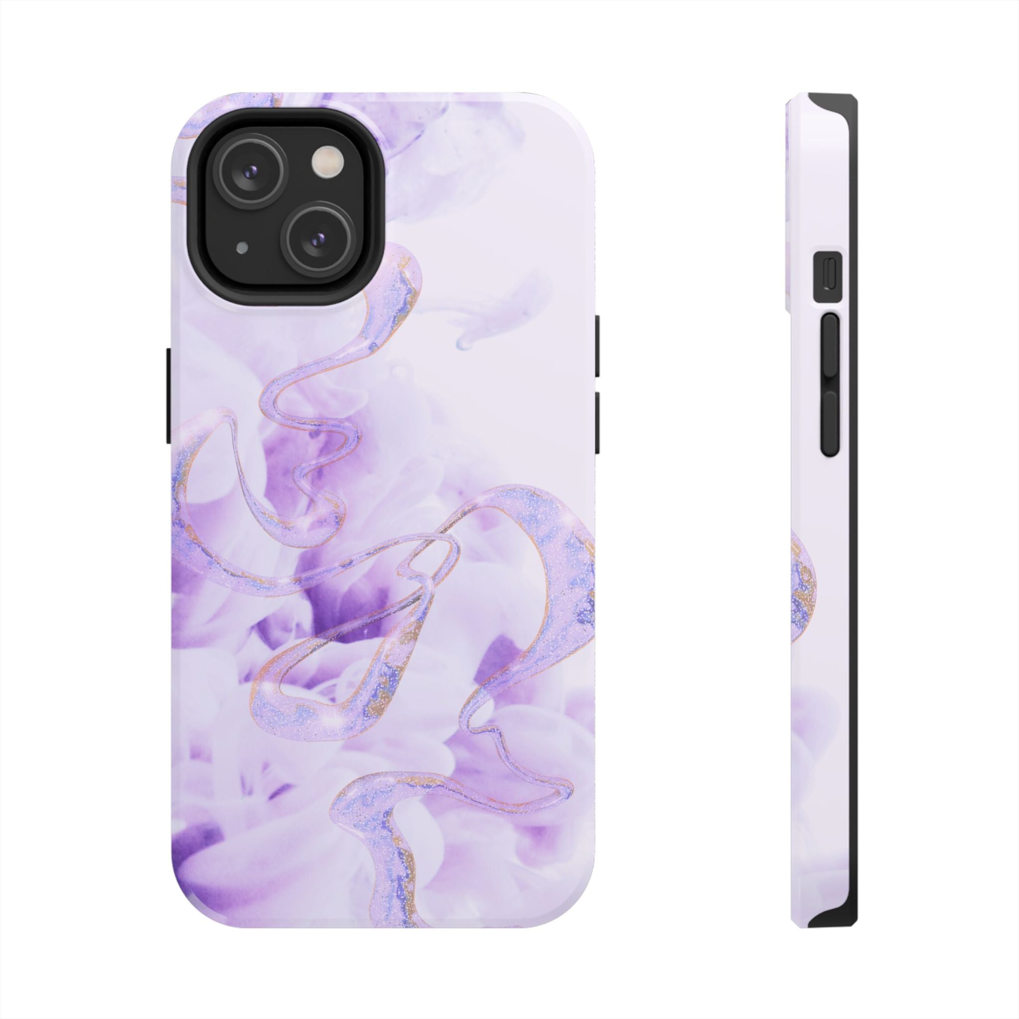 Abstract Purple Fluid Design, Elegant Phone Cases, Stylish Phone Covers, Chic Phone Protectors, Fashionable Case for Her, Trendy Smartphone Accessories