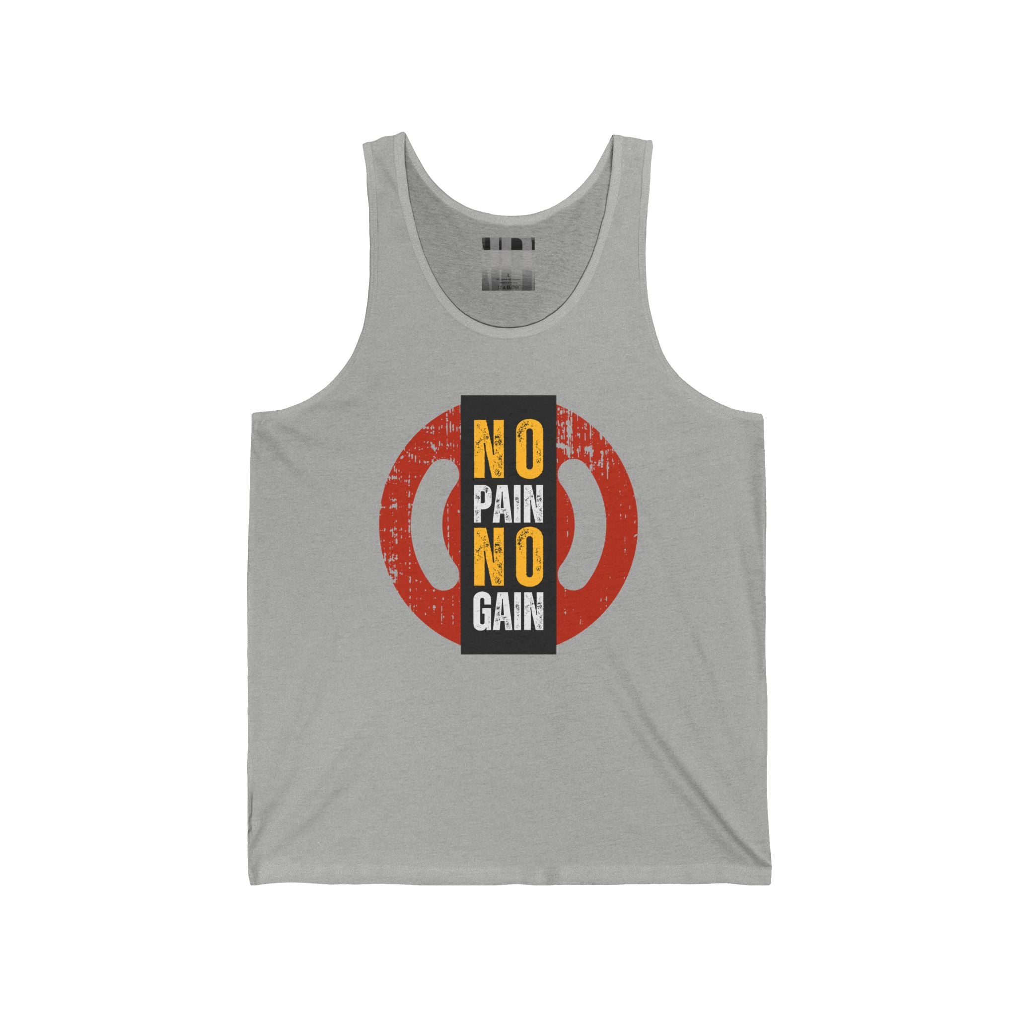 No Pain No Gain, Gym Dudes Tank Top, Workout Sleeveless Shirt, Fitness Muscle Tee, Athletic Unisex Jersey Tank, Bodybuilding Tank, Exercise Vest