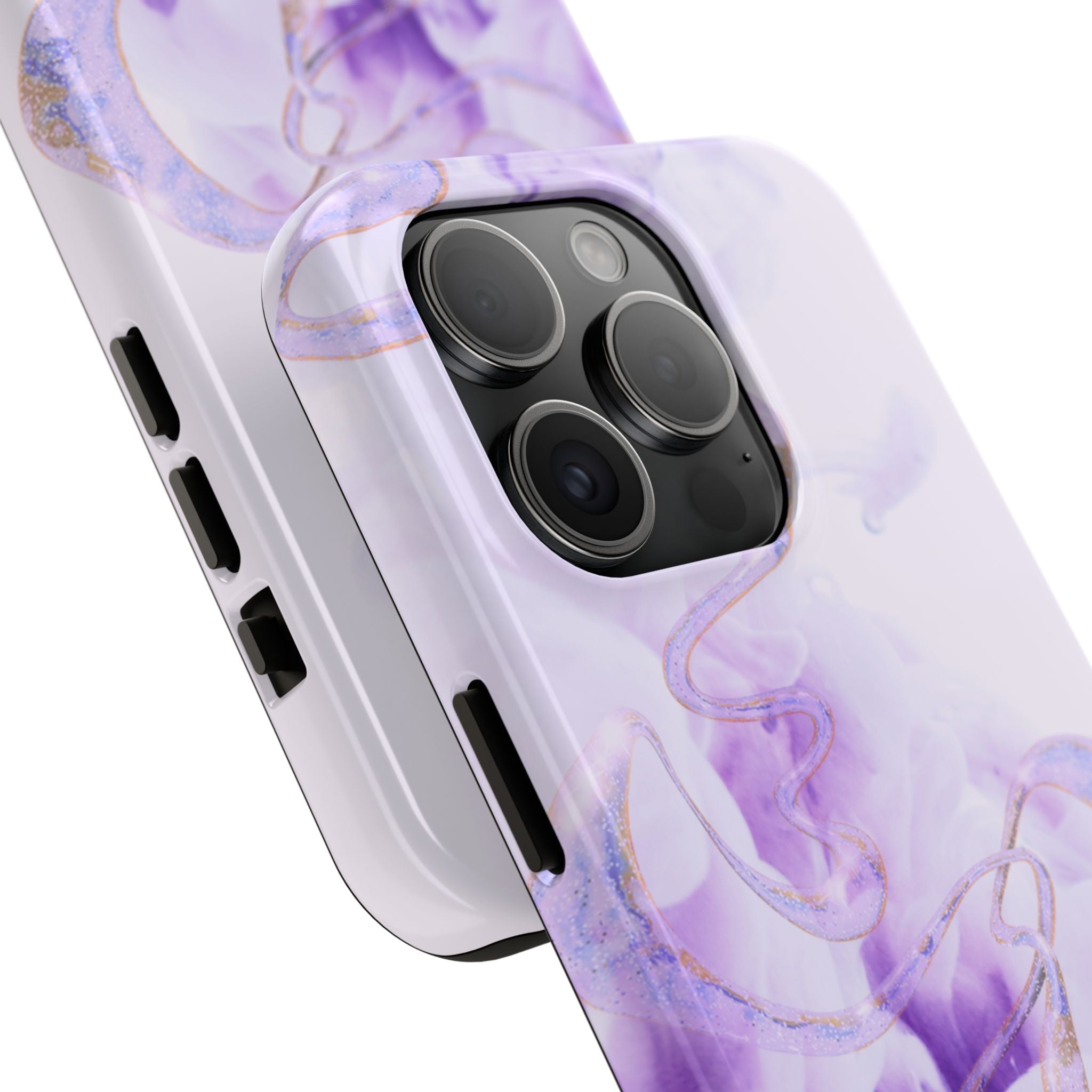 Abstract Purple Fluid Design, Elegant Phone Cases, Stylish Phone Covers, Chic Phone Protectors, Fashionable Case for Her, Trendy Smartphone Accessories