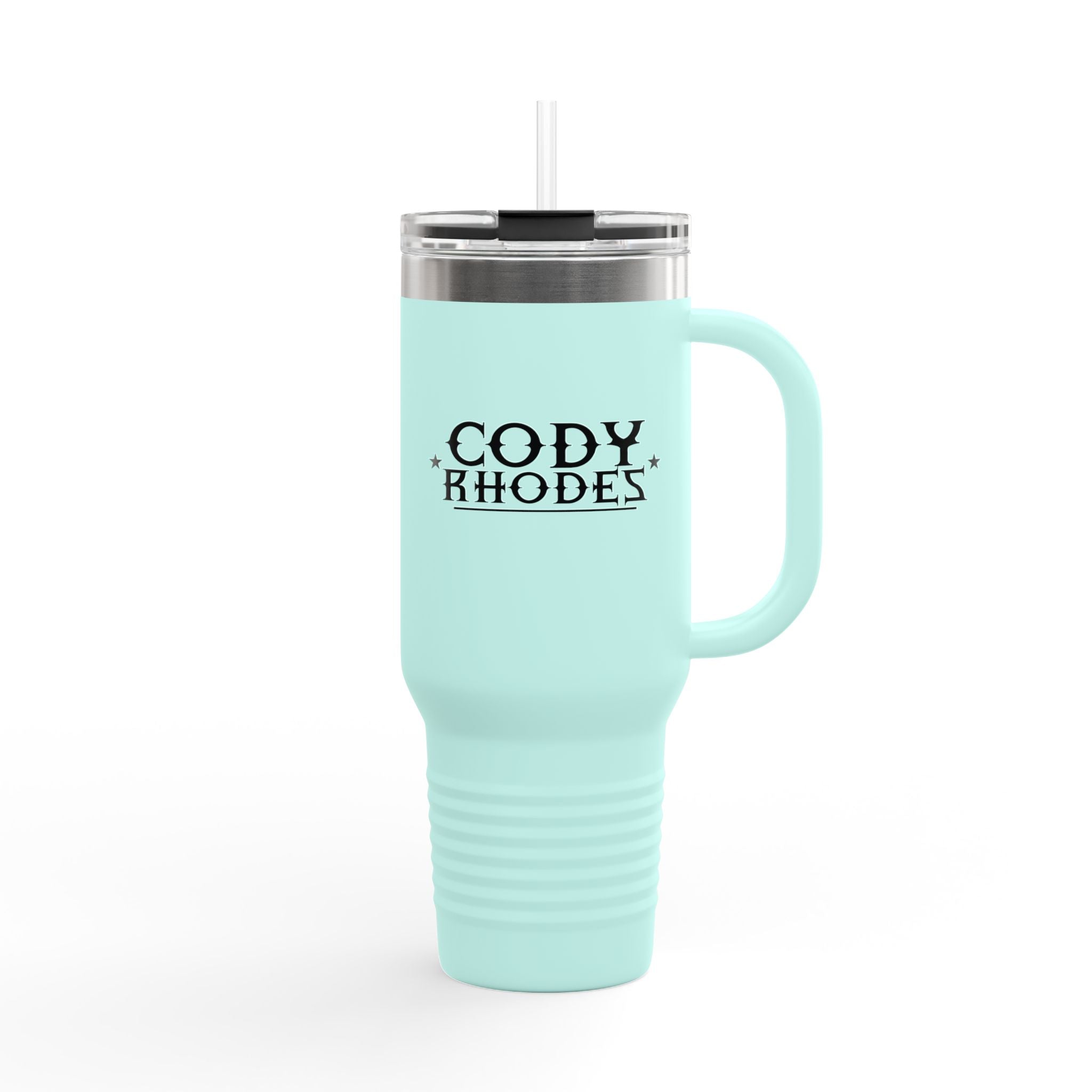 Cody Rhodes Graphic Black Text Design,  Insulated Travel Mug, Gift for Her Gift for Him - 40oz, Gift for Her, Gift for Him