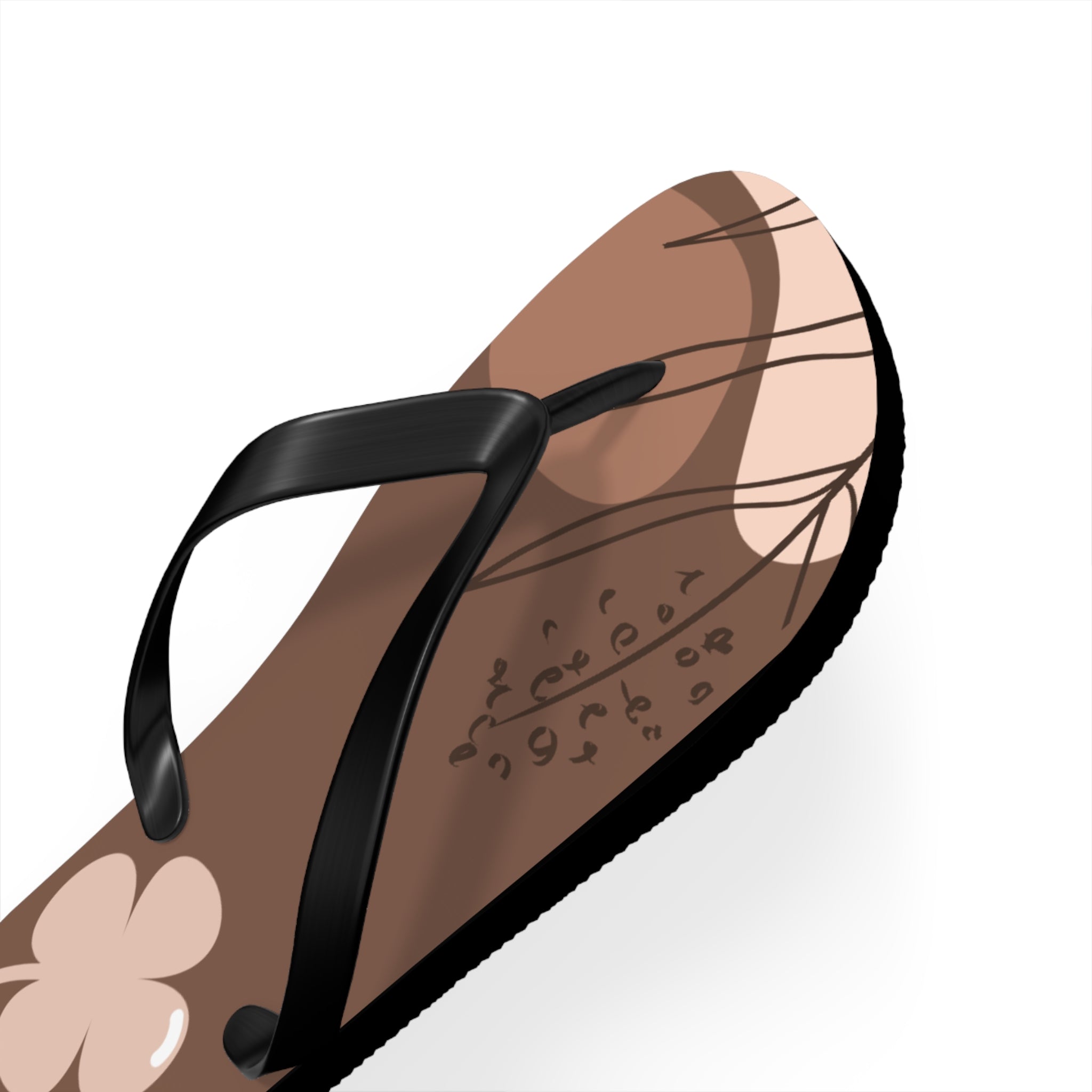 Brown, Flip Flops for Women, Cute Designs, Everyday Use, Indoor Sleepers