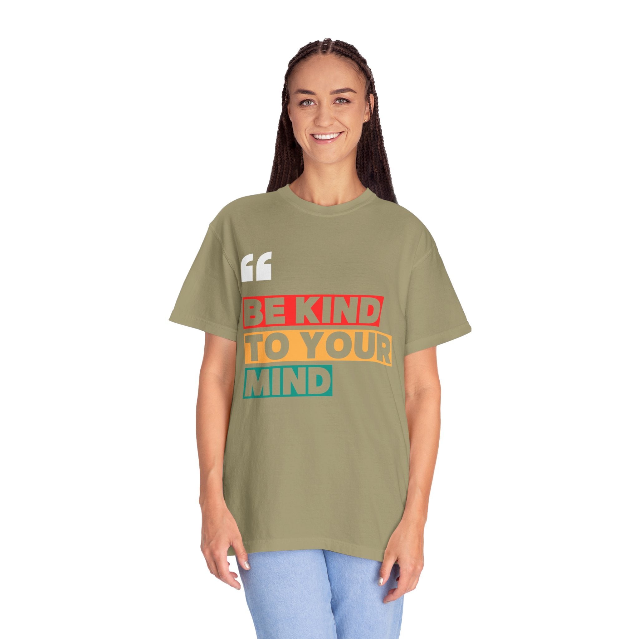 Be Kind to Your Mind, Graphic Design Unisex T-shirt, Casual Cotton Outwear, Gift for Him- Gift for Her, Stylish Tee, Cool Shirt, Trendy Apparel, Comfortable Top,