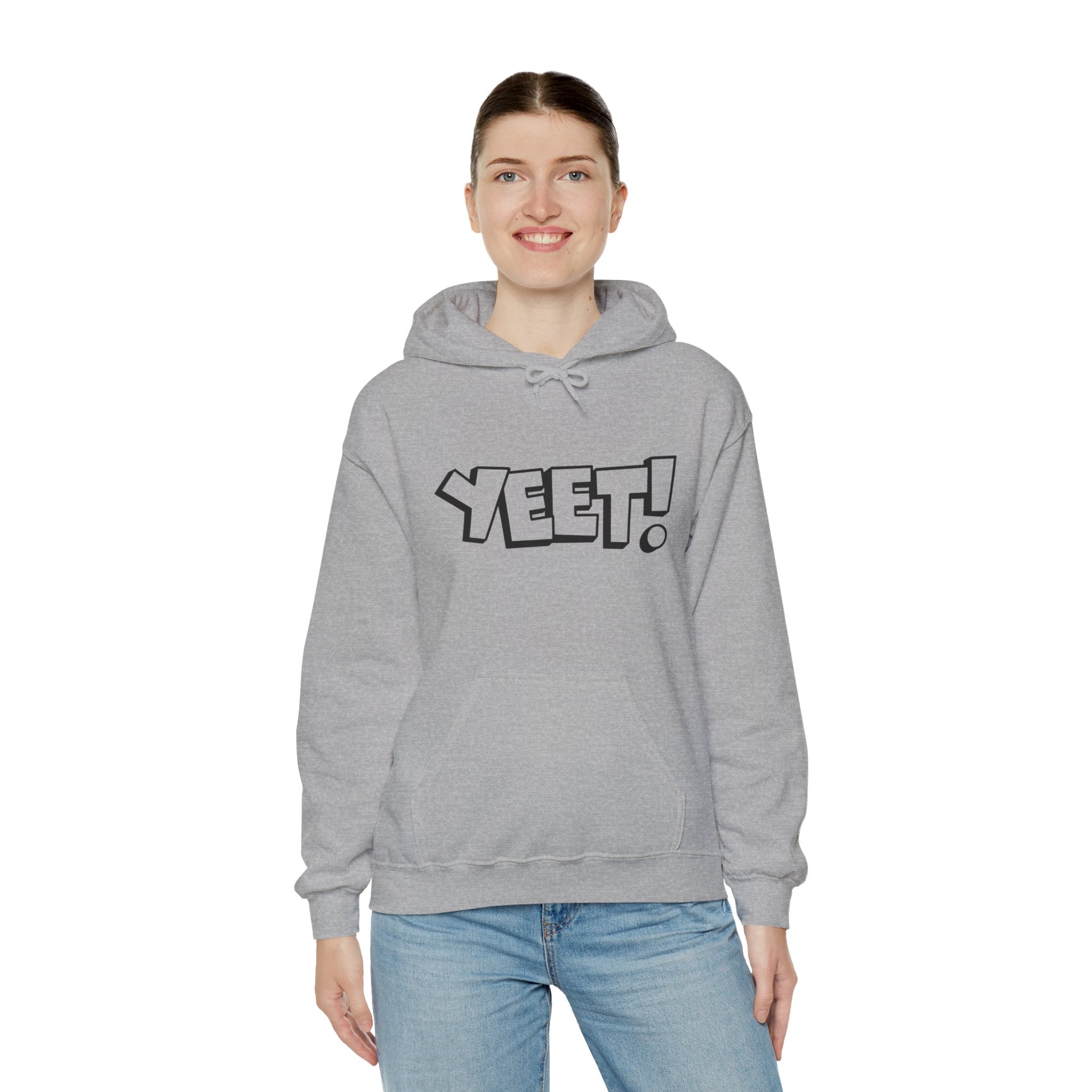 Yeet Graphic Hoodies, Gift for Her - Gift for Him, Sports Fan Wrestling Unisex Hooded Sweatshirt, Casual Outwear