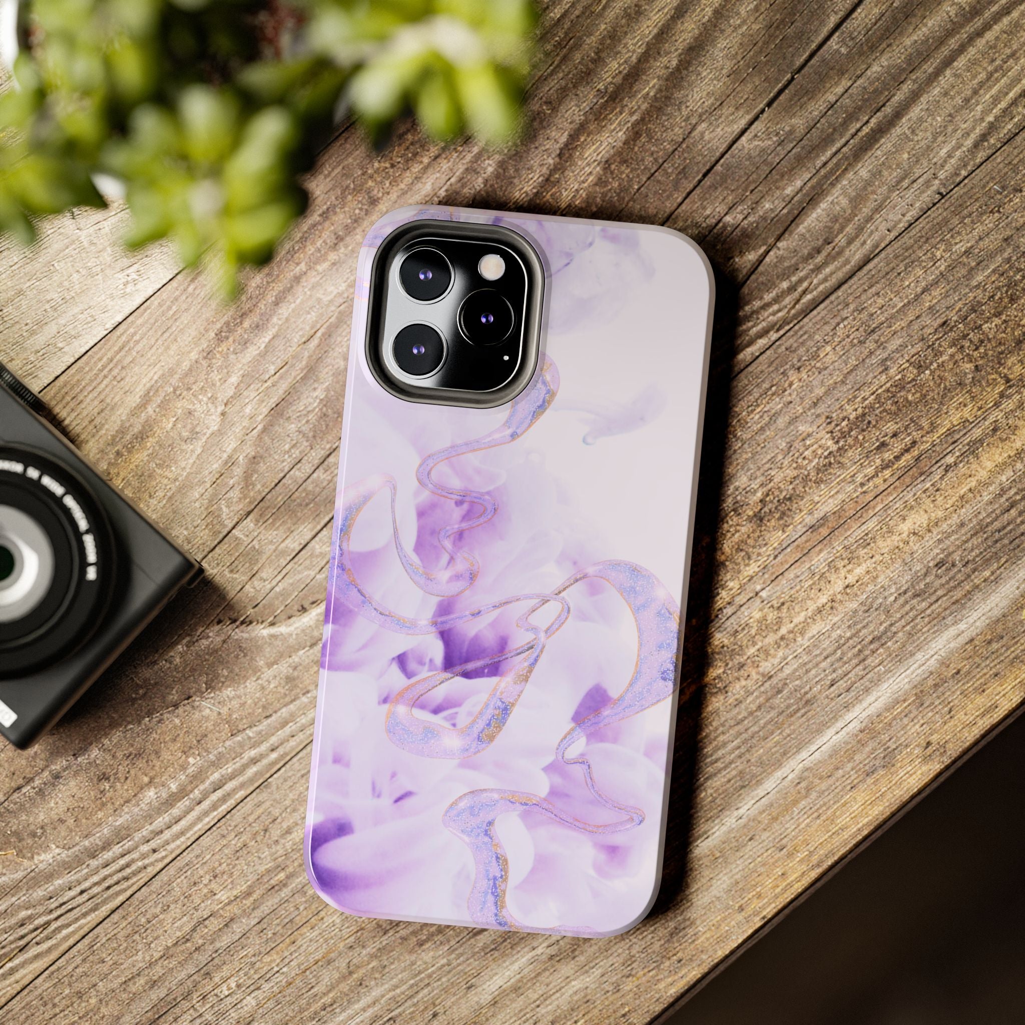 Abstract Purple Fluid Design, Elegant Phone Cases, Stylish Phone Covers, Chic Phone Protectors, Fashionable Case for Her, Trendy Smartphone Accessories