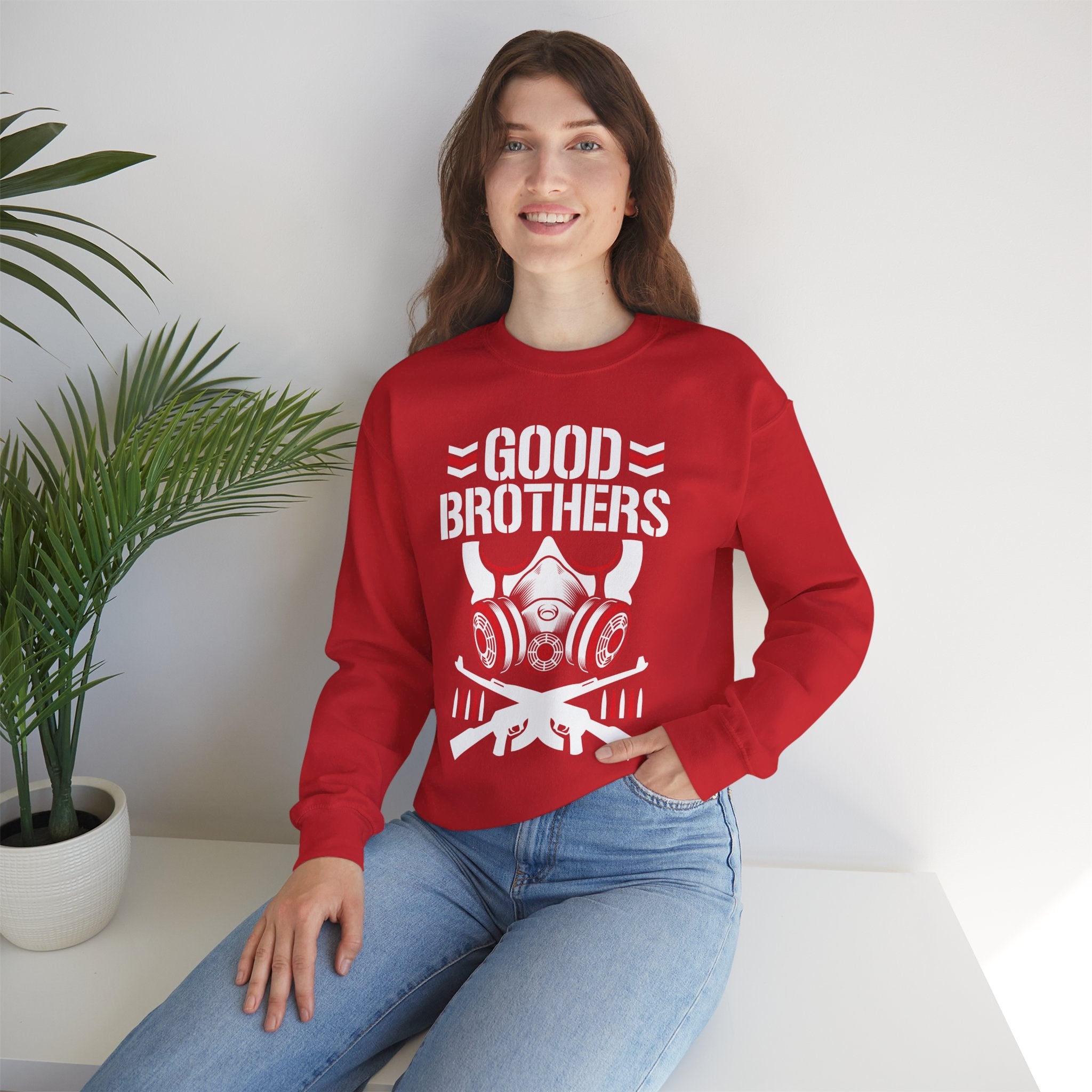 Good Brothers Sweatshirt  Design, Sports Sweatshirt, Wrestling  Fan Unisex Sweatshirt - Gift for Him or Her, Casual Outwear, Heavy Blend Crewneck Sweatshirt