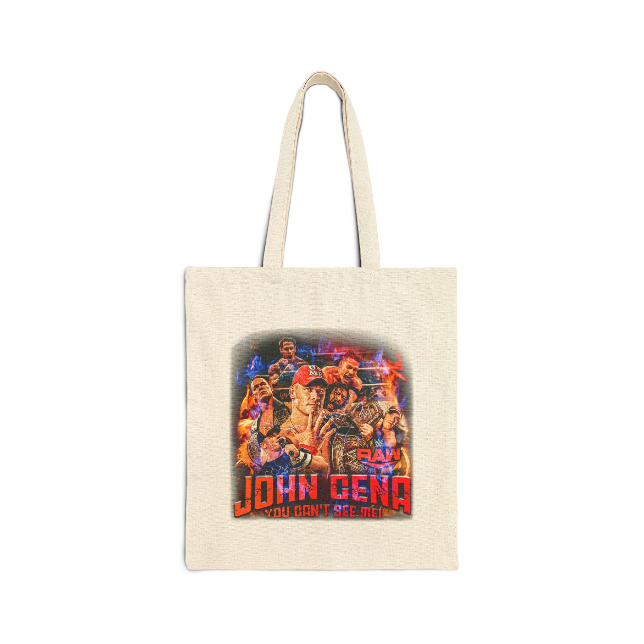 John Cena Design, Sports Fan Tote Bag, Unisex , Gift Tote Bag for Him-Her