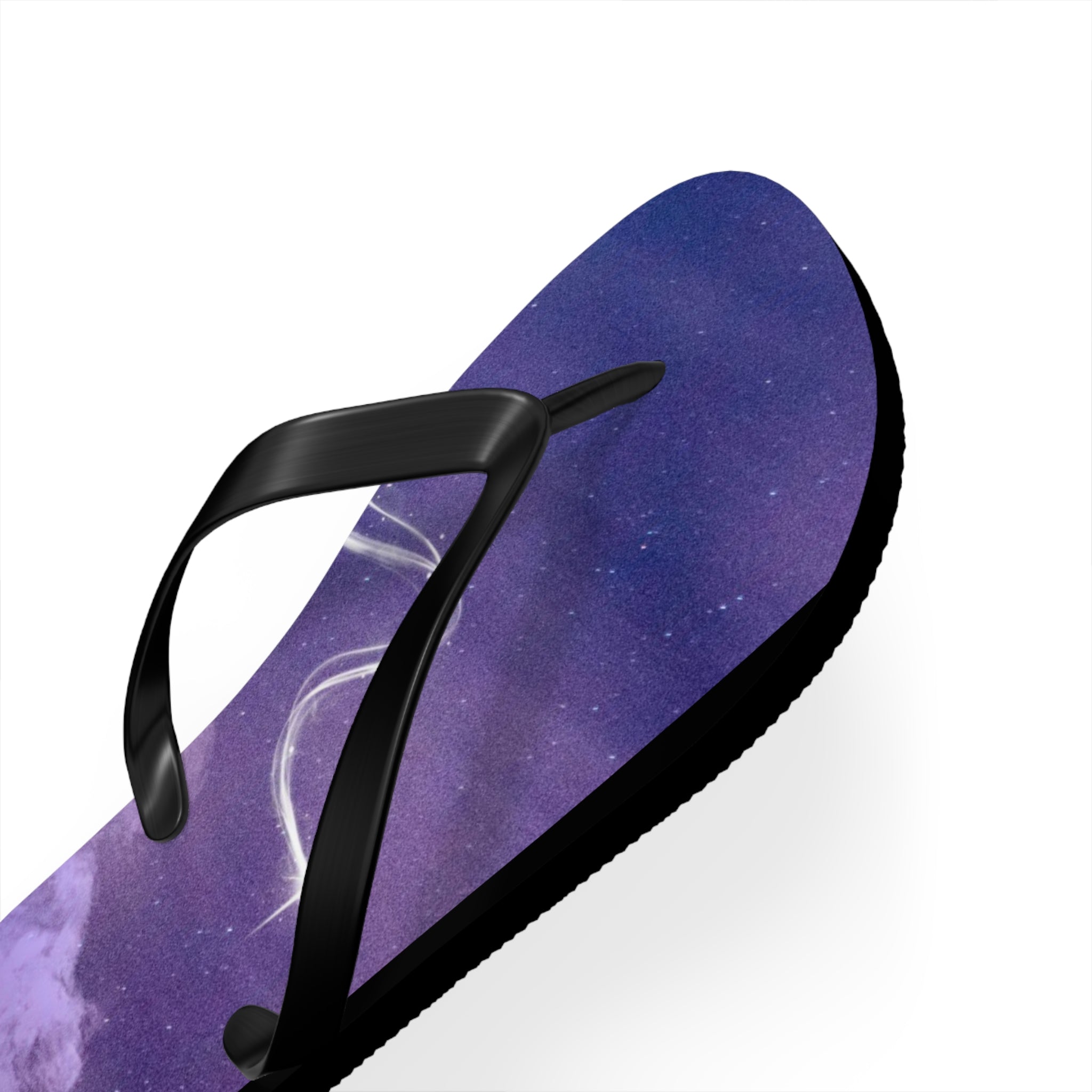 Purple Pink Magic Stars Design, Flip Flops for Women, Cute Designs, Everyday Use, Indoor Sleepers