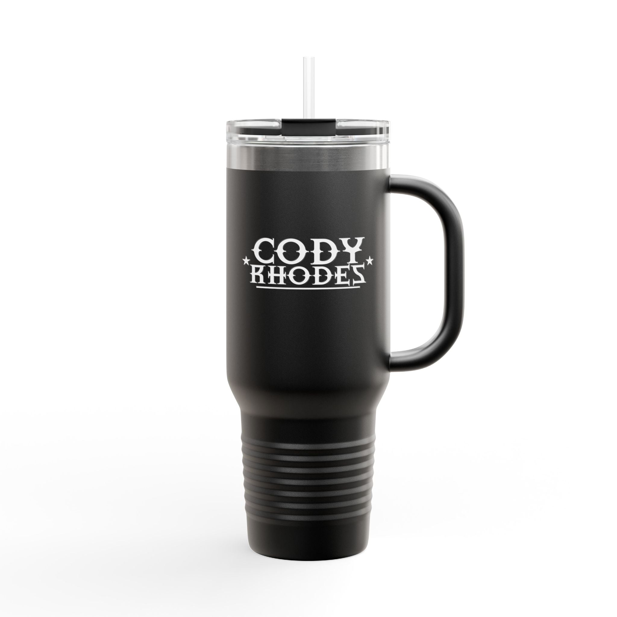 Cody Rhodes Graphic White Text Design,  Insulated Travel Mug, Gift for Her Gift for Him - 40oz, Gift for Her, Gift for Him