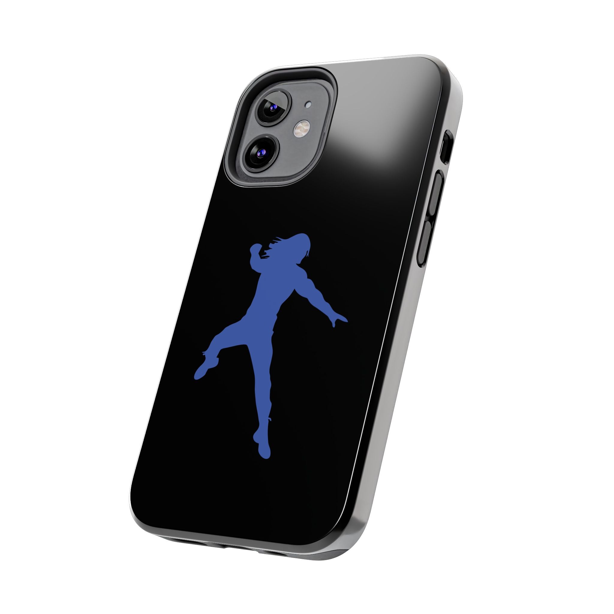 Roman Reigns Jump Blue Graphic Design, iPhone and Samsung Case Cool Graphic Sports Fan Phone Case