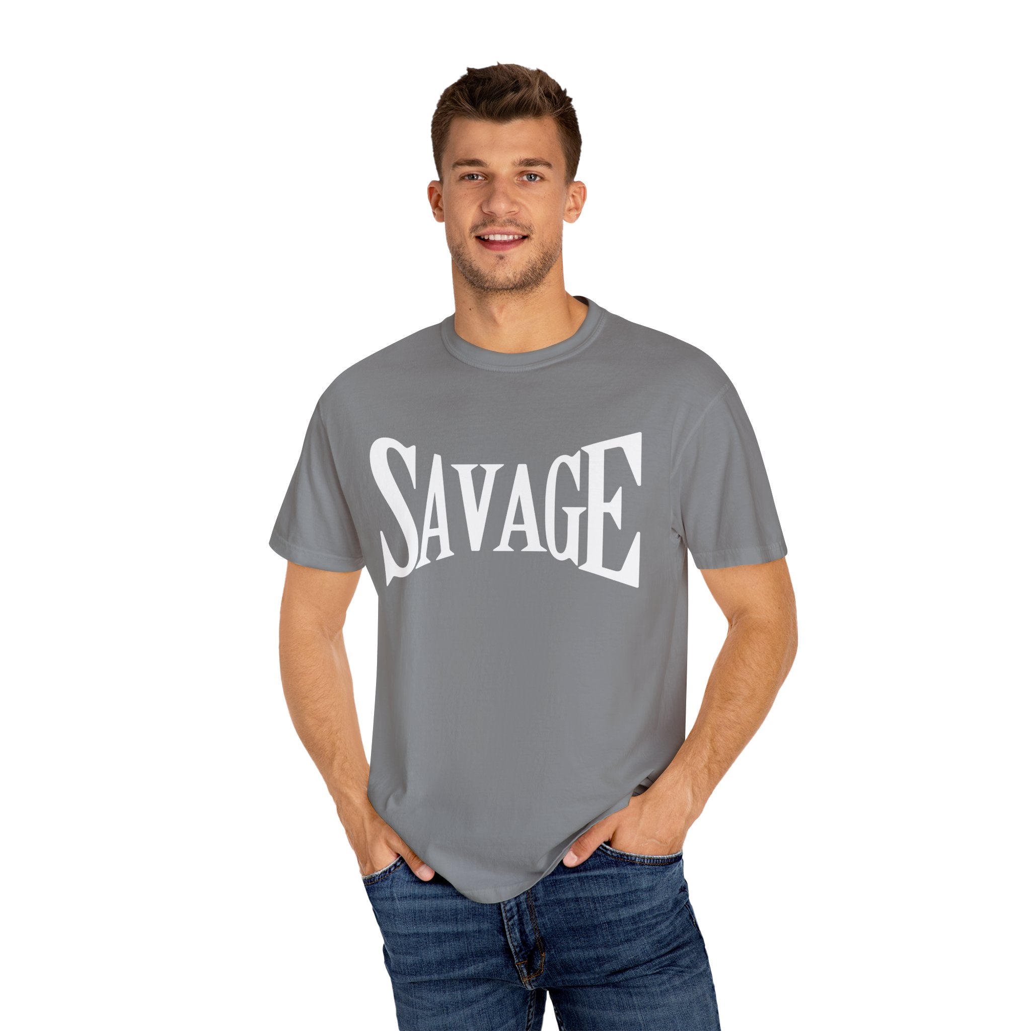 Savage, Graphic Design Unisex T-shirt, Casual Cotton Outwear, Gift for Him- Gift for Her, Stylish Tee, Cool Shirt, Trendy Apparel, Comfortable Top,