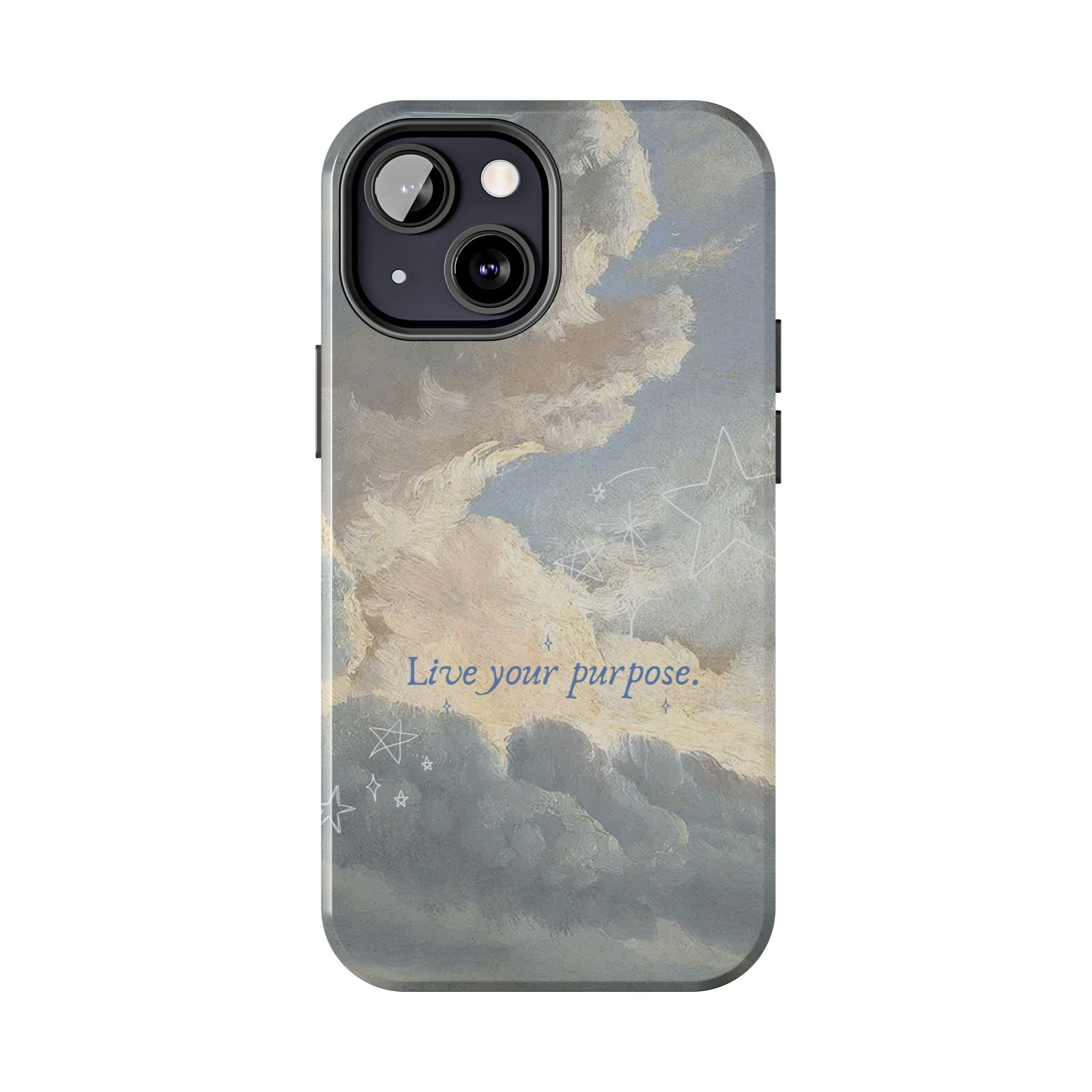 Live Your Purpose, Elegant Phone Cases, Stylish Phone Covers, Chic Phone Protectors, Fashionable Case for Her, Trendy Smartphone Accessories