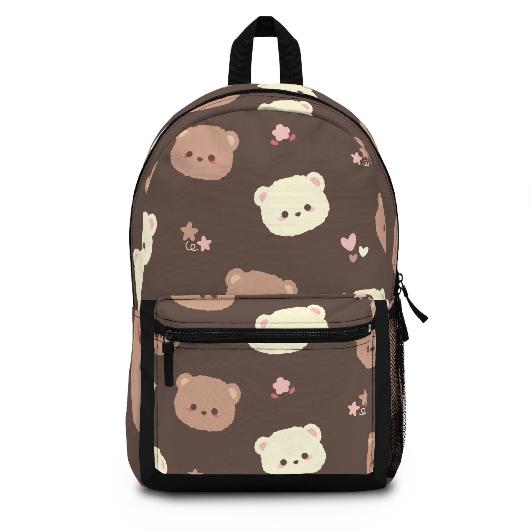 Cute Bear Brown Backpack - Multiple Organizational Compartments - Great for Work and Travel, Ideal as a backpack for women or men