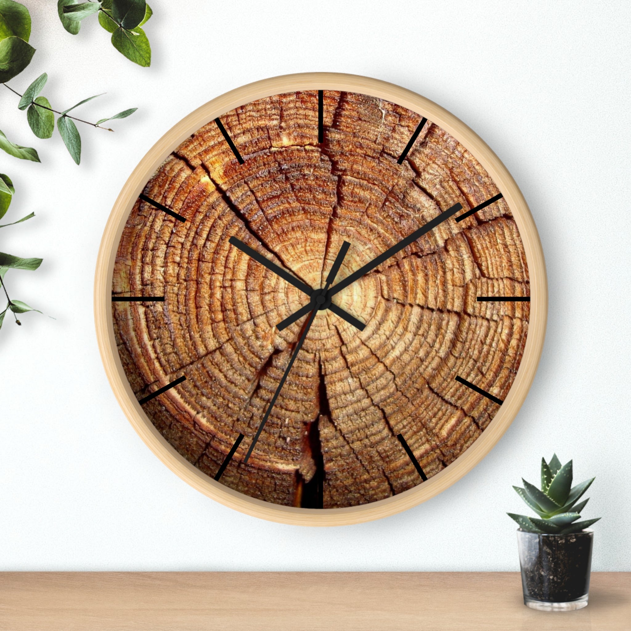 Wood Elegant Wall Clock, Home Decor, Wall Art, Modern Decor for Home, Office, and Living Room