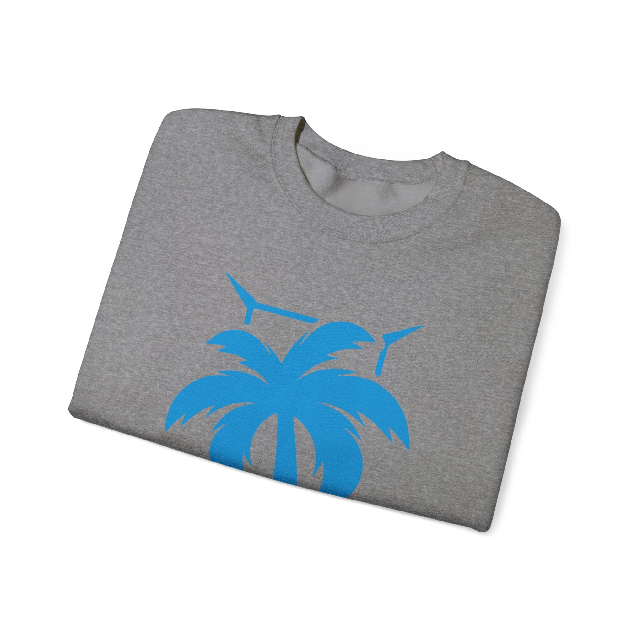 Palm Tree Design Jey Uso Sweatshirt, Wrestling Fan Unisex Sweatshirt - Gift for Him or Her, Casual Outwear, Heavy Blend Crewneck Sweatshirt