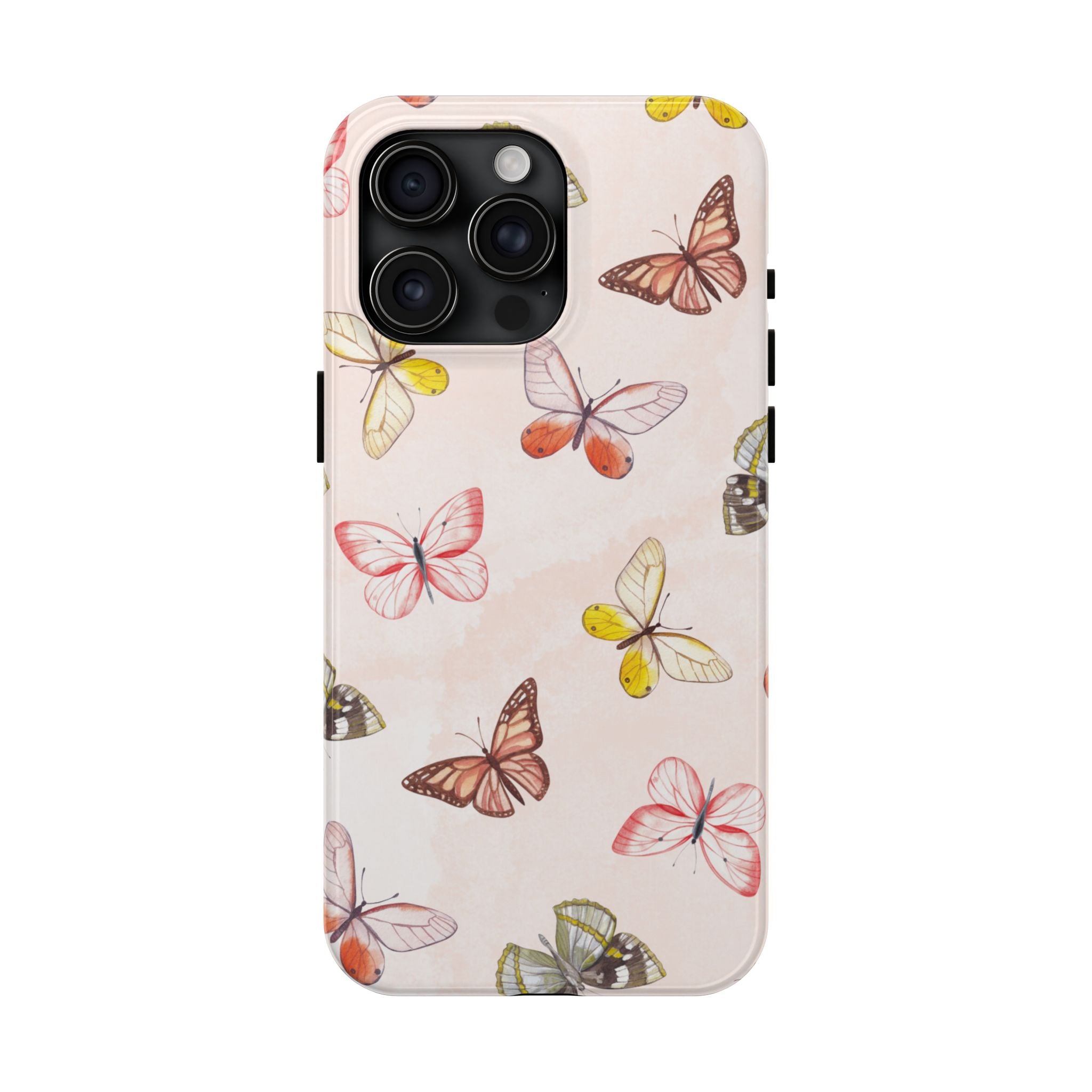 Pink Butterflies, Elegant Phone Cases, Stylish Phone Covers, Chic Phone Protectors, Fashionable Case for Her, Trendy Smartphone Accessories