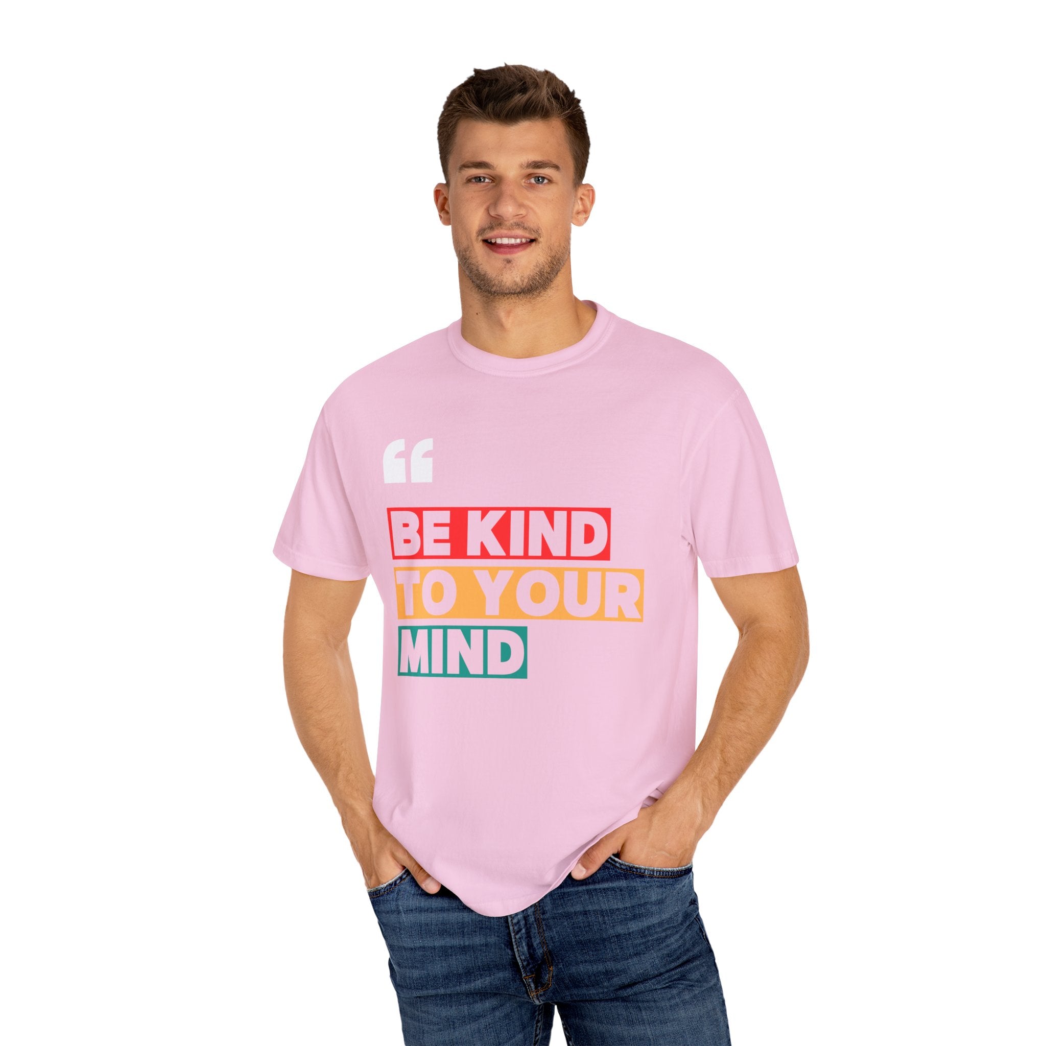 Be Kind to Your Mind, Graphic Design Unisex T-shirt, Casual Cotton Outwear, Gift for Him- Gift for Her, Stylish Tee, Cool Shirt, Trendy Apparel, Comfortable Top,