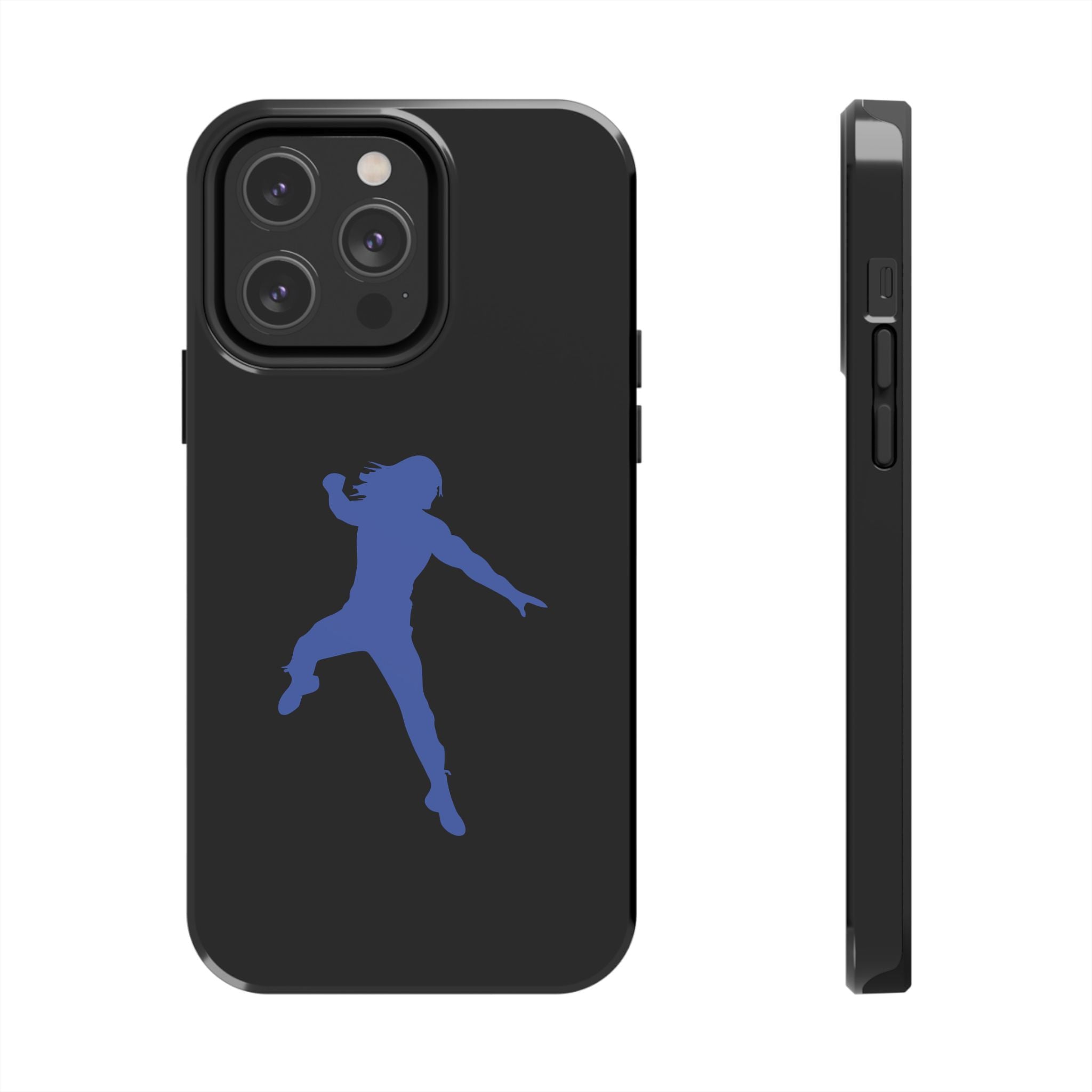 Roman Reigns Jump Blue Graphic Design, iPhone and Samsung Case Cool Graphic Sports Fan Phone Case