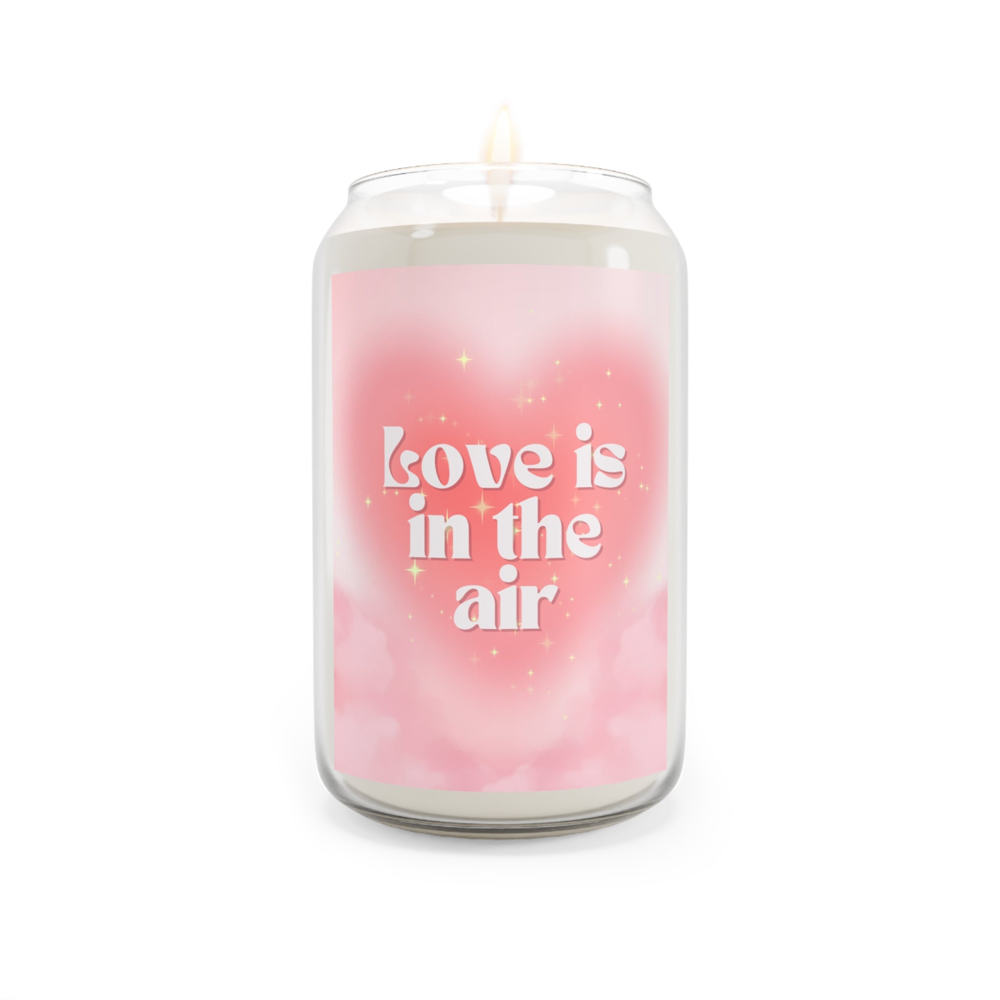 Love in The Air, Scented Candle, Natural Aromatherapy, Stress Relief Luxury Candle, Valentines Day Gift for Her, Long Lasting Candles