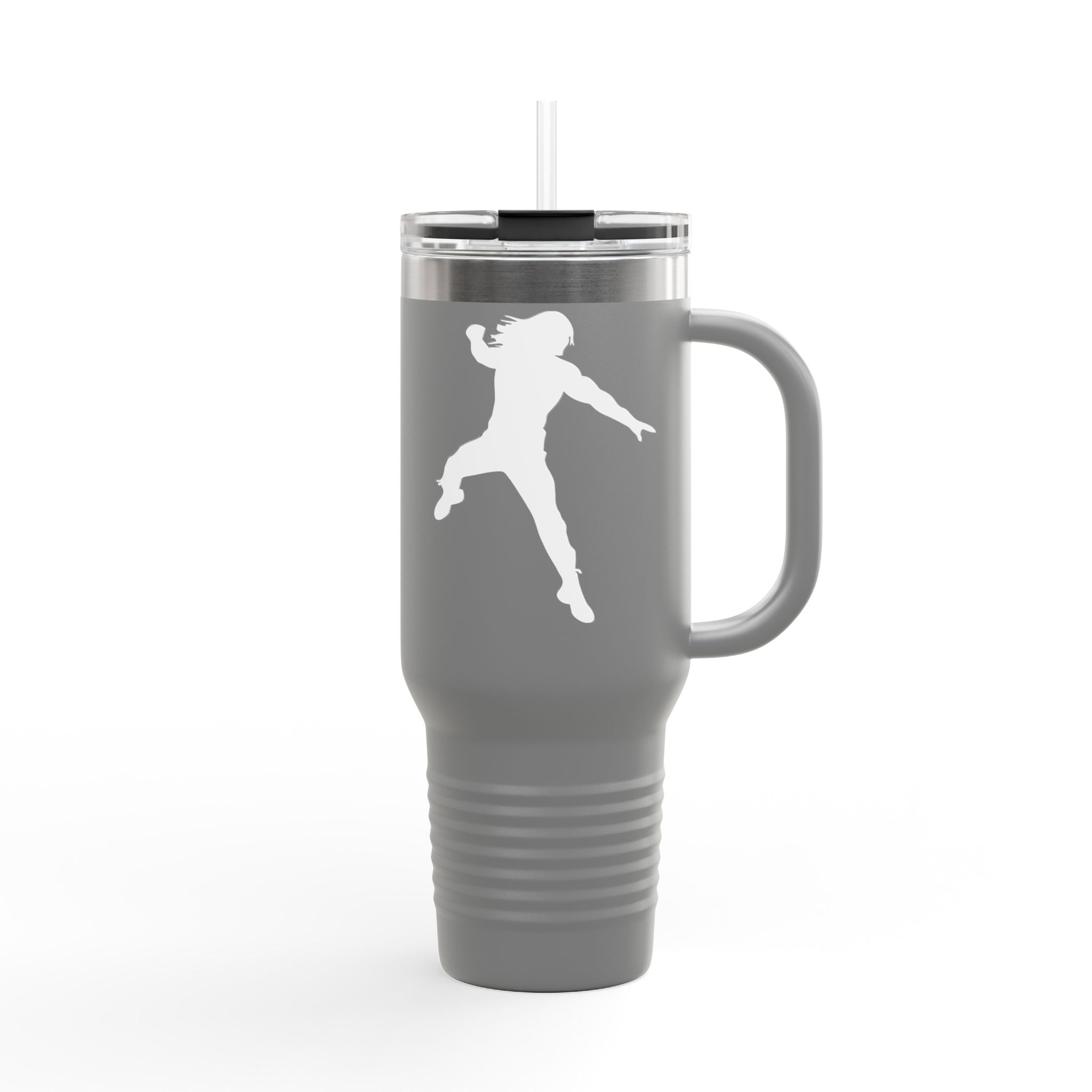 Roman Reigns Jump White Graphic Design,  Insulated Travel Mug, Gift for Her Gift for Him - 40oz, Gift for Her, Gift for Him