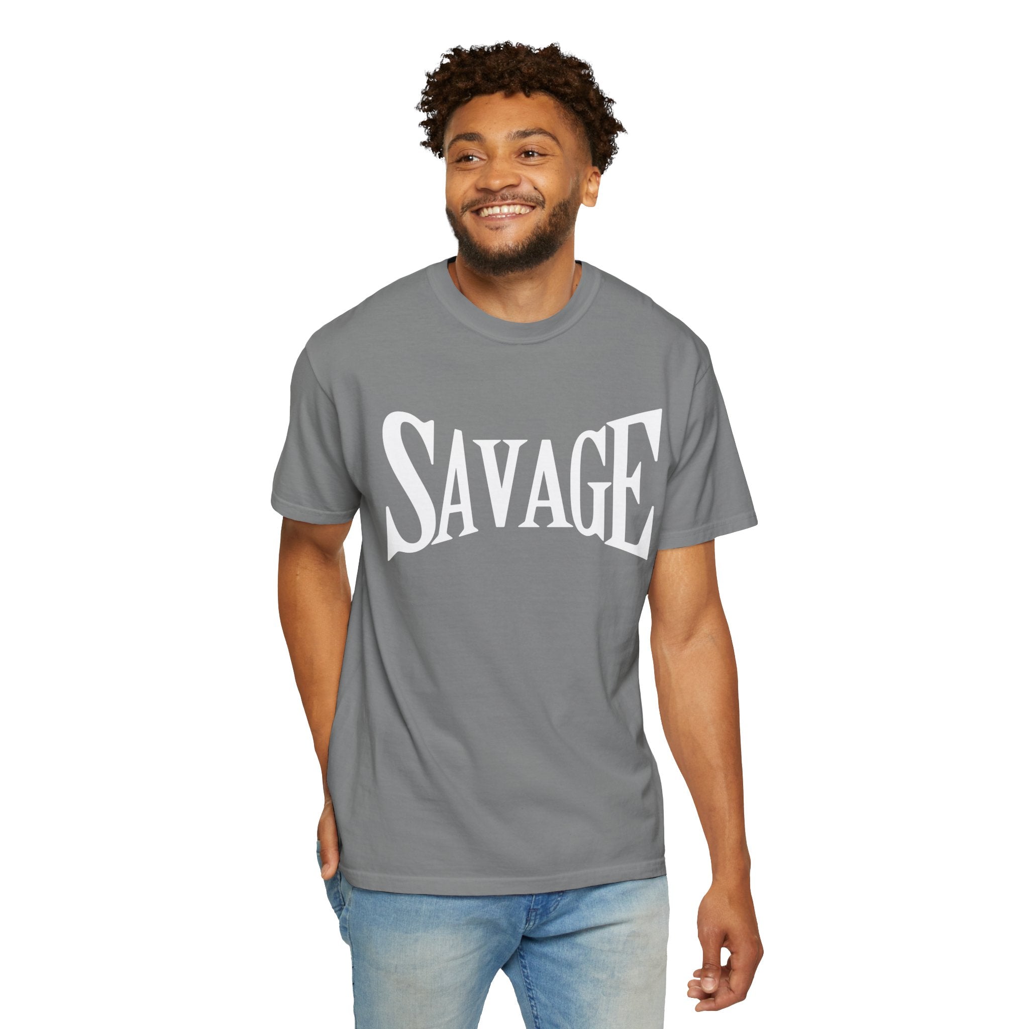 Savage, Graphic Design Unisex T-shirt, Casual Cotton Outwear, Gift for Him- Gift for Her, Stylish Tee, Cool Shirt, Trendy Apparel, Comfortable Top,