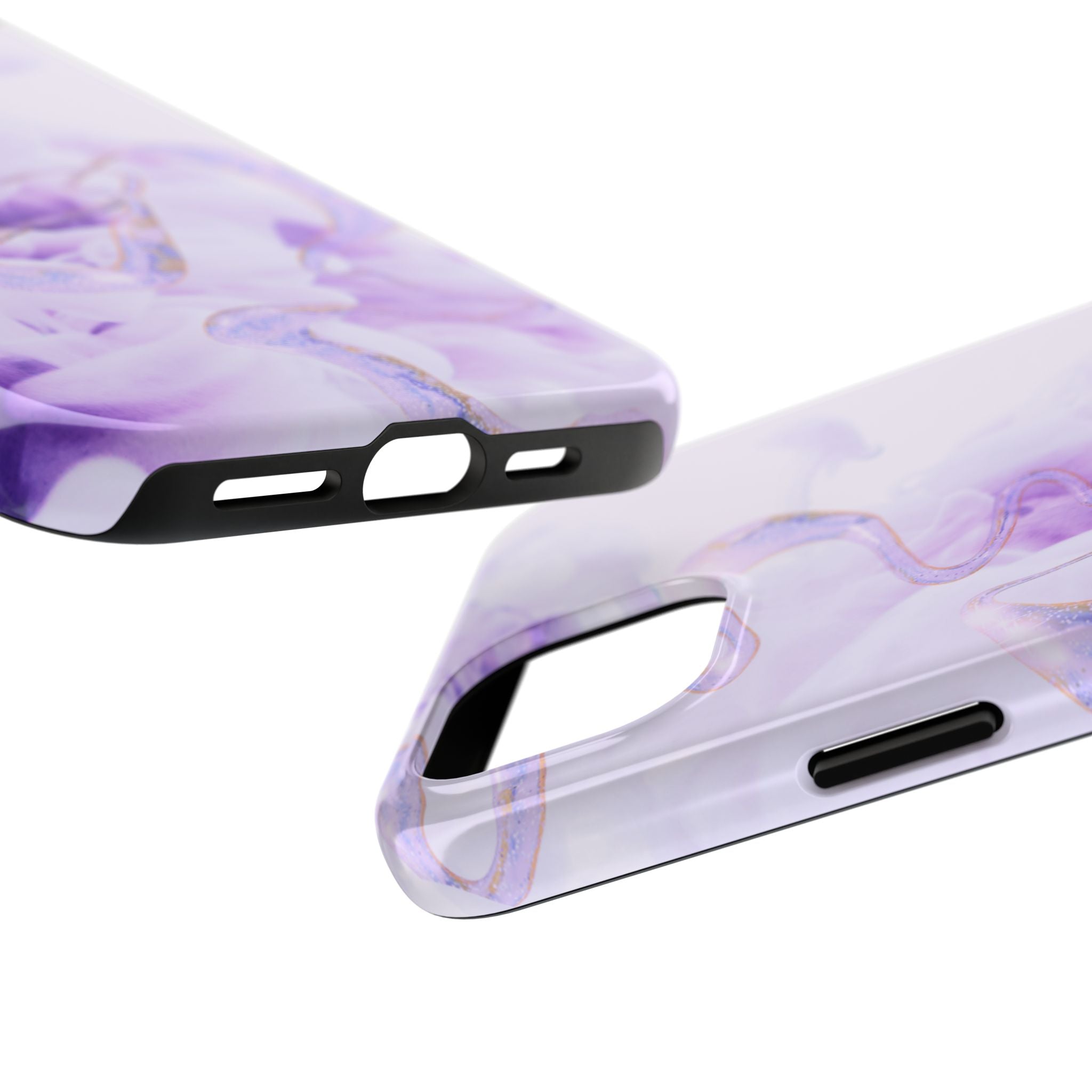 Abstract Purple Fluid Design, Elegant Phone Cases, Stylish Phone Covers, Chic Phone Protectors, Fashionable Case for Her, Trendy Smartphone Accessories