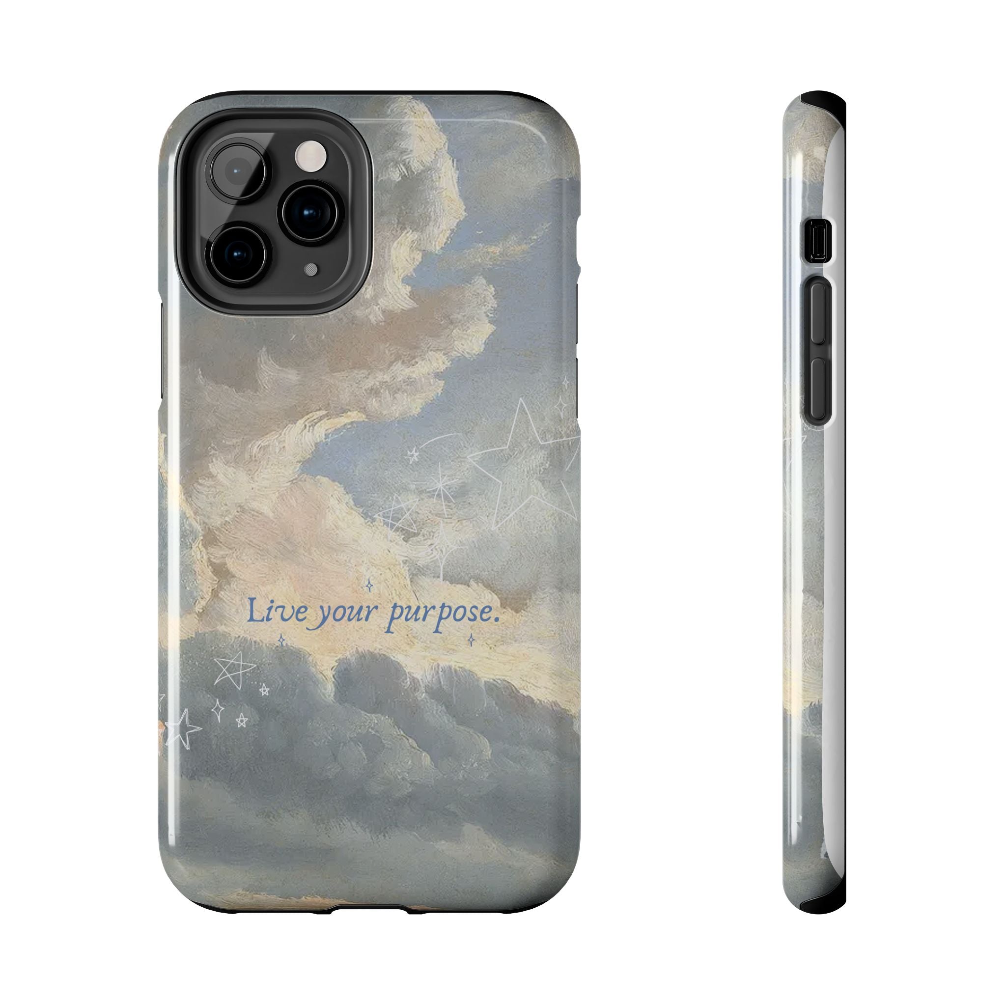 Live Your Purpose, Elegant Phone Cases, Stylish Phone Covers, Chic Phone Protectors, Fashionable Case for Her, Trendy Smartphone Accessories