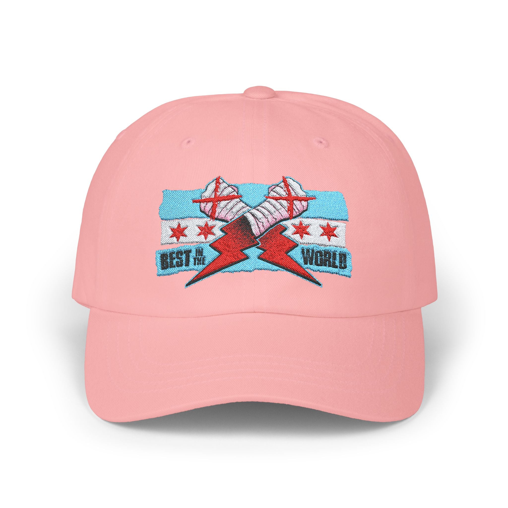 " Best in The World" CM Punk Flag Graphic Design, Sports Fan, Wrestling Dad Cap for Her and Him - Unisex Classic