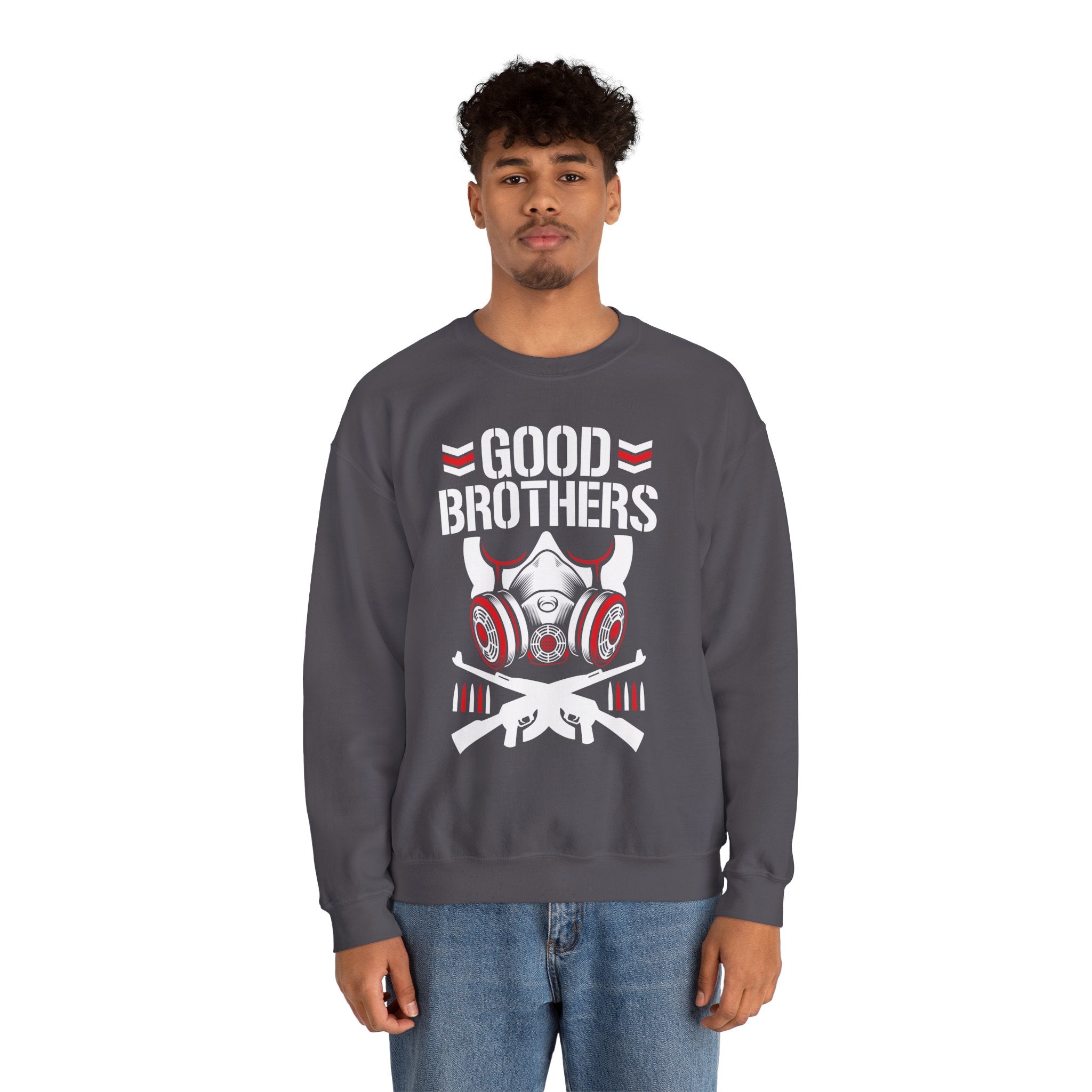 Good Brothers Sweatshirt  Design, Sports Sweatshirt, Wrestling  Fan Unisex Sweatshirt - Gift for Him or Her, Casual Outwear, Heavy Blend Crewneck Sweatshirt