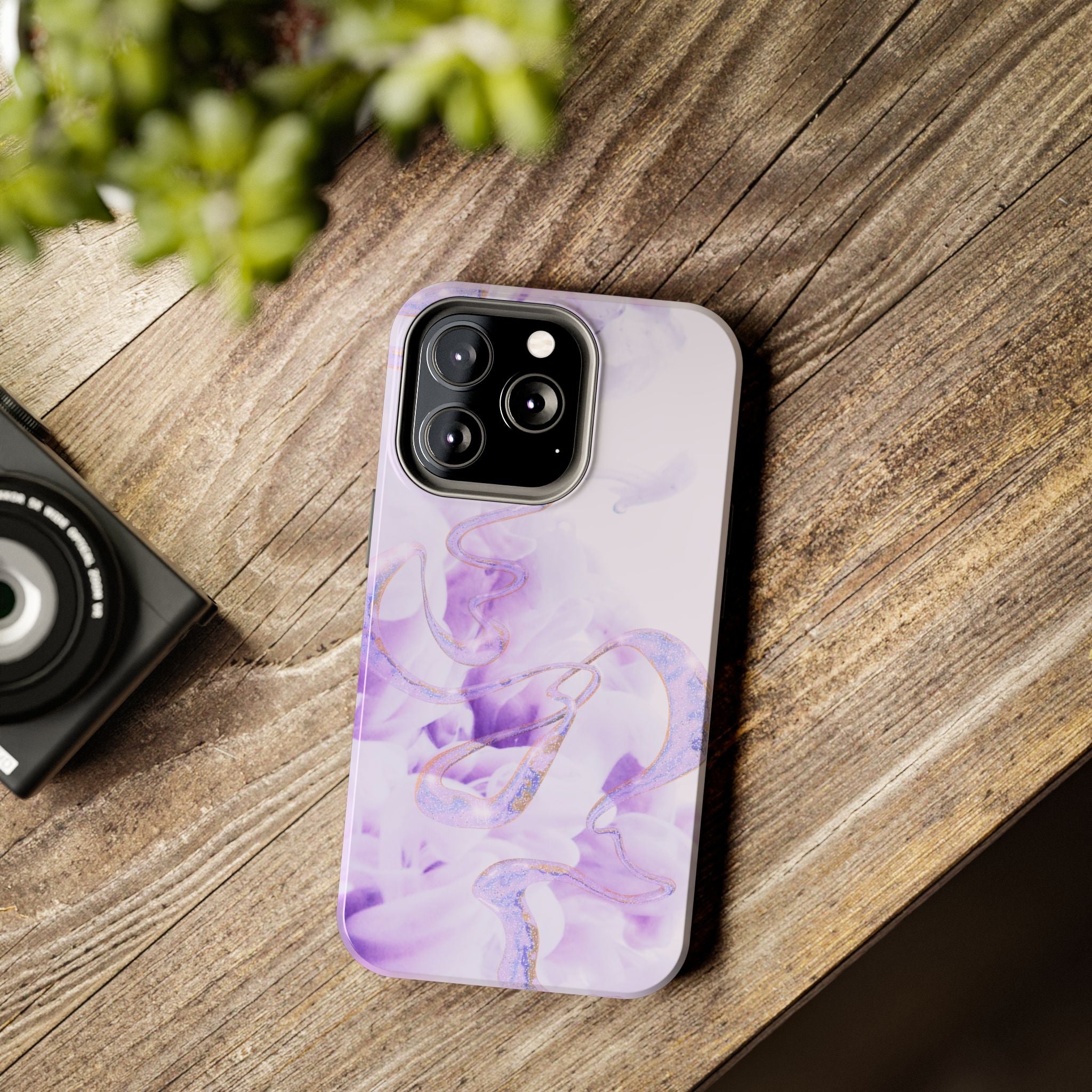 Abstract Purple Fluid Design, Elegant Phone Cases, Stylish Phone Covers, Chic Phone Protectors, Fashionable Case for Her, Trendy Smartphone Accessories