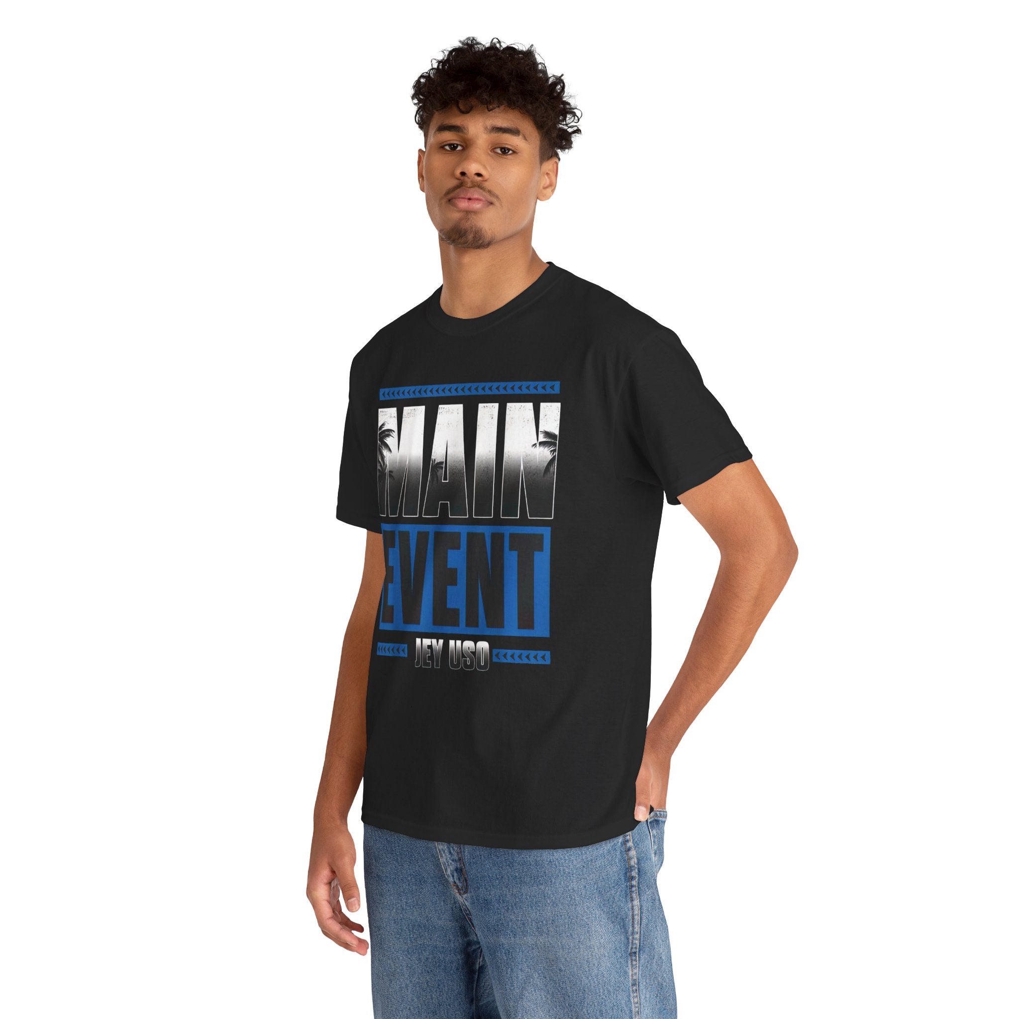 Main Event Uso Wrestling T-Shirt, Heavy Cotton Tee, Unisex Shirt, Wrestling Fan Gift, Graphic Tee