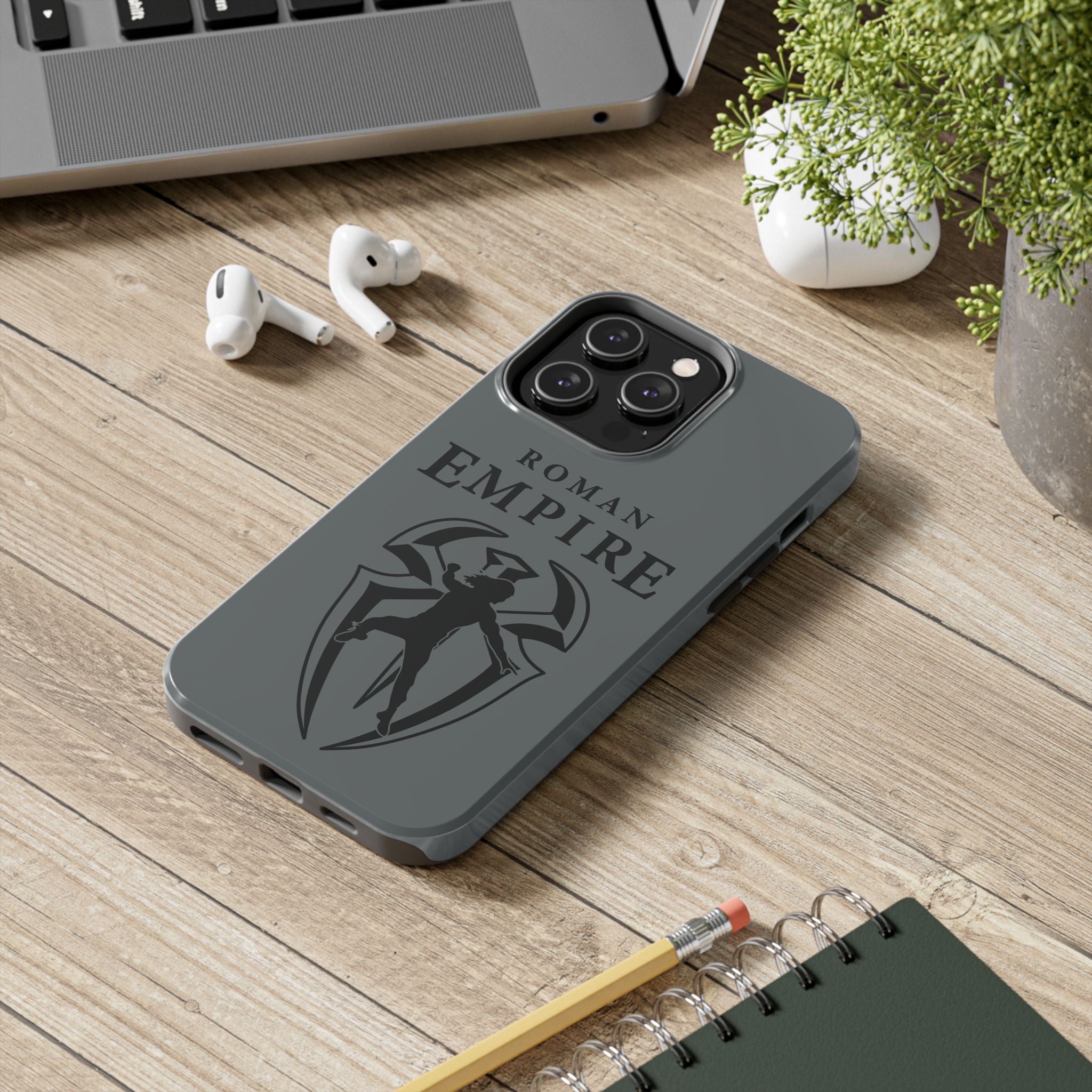 Roman Empire Graphic Portrait Design, iPhone and Samsung Case Cool Graphic Sports Fan Phone Case