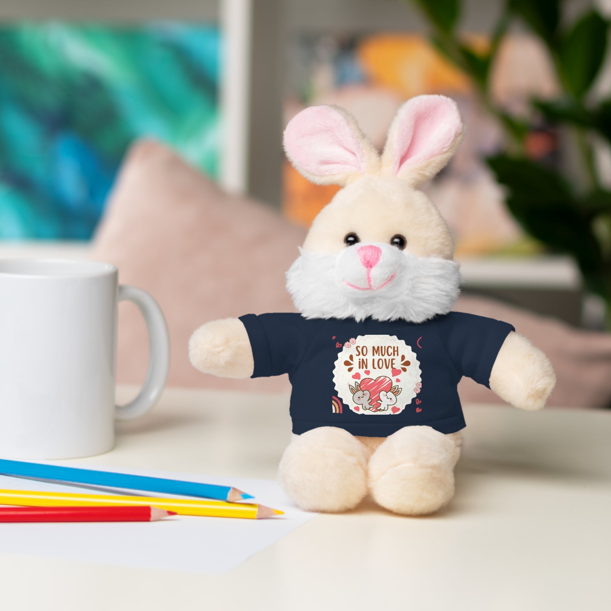 Pink Cute Sweet Love Valentines Day Gifts for Her Him, Kids Girlfriend Boyfriend Wife Mom Fiancée, Valentines Gifts for Women, Valentine's Day Teddy Bear, Funny Cute Stuffed Animal Plush Present for Birthday