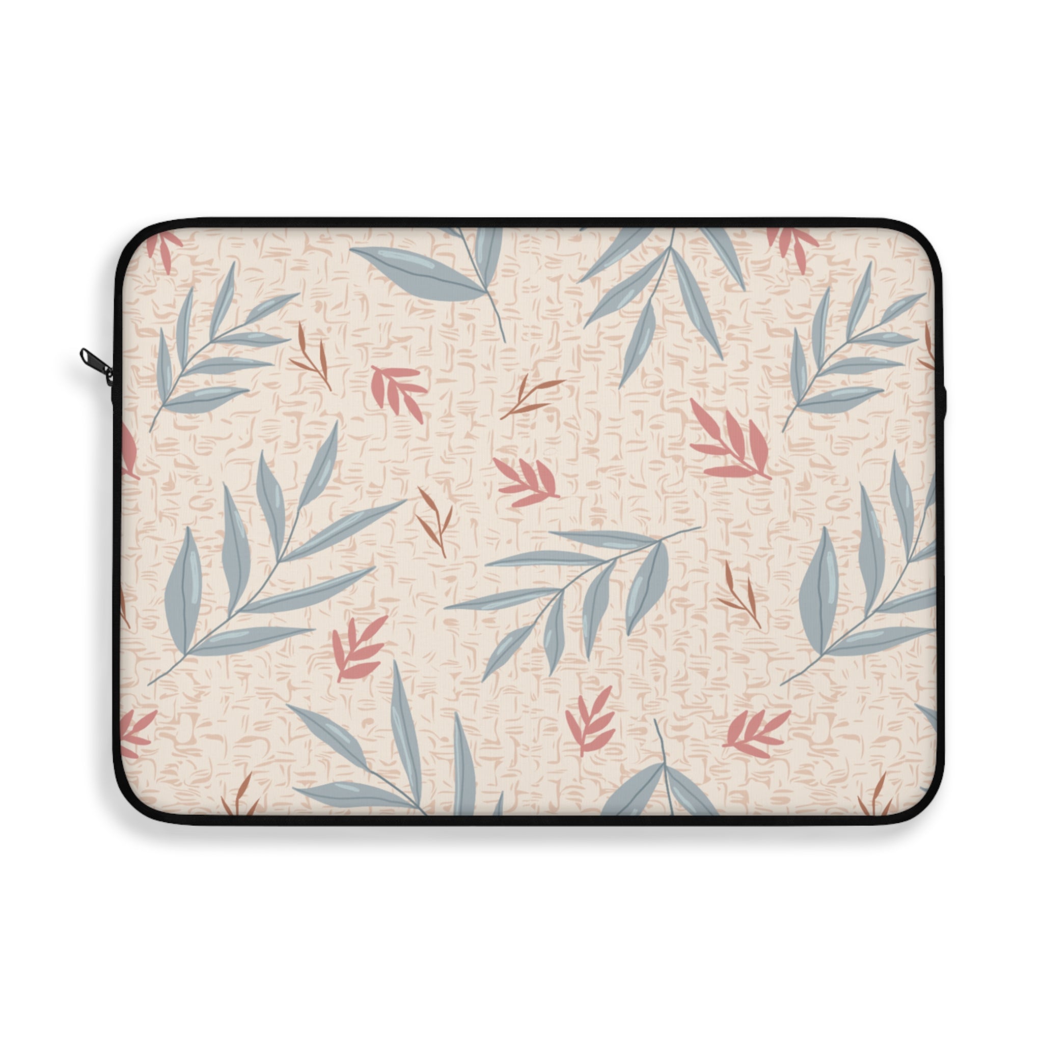 Beige Red Modern Pattern Laptop Carrying Case, Computer Sleeve | Patchwork Cottage, Laptop Sleeve - Valentine's Day Gift