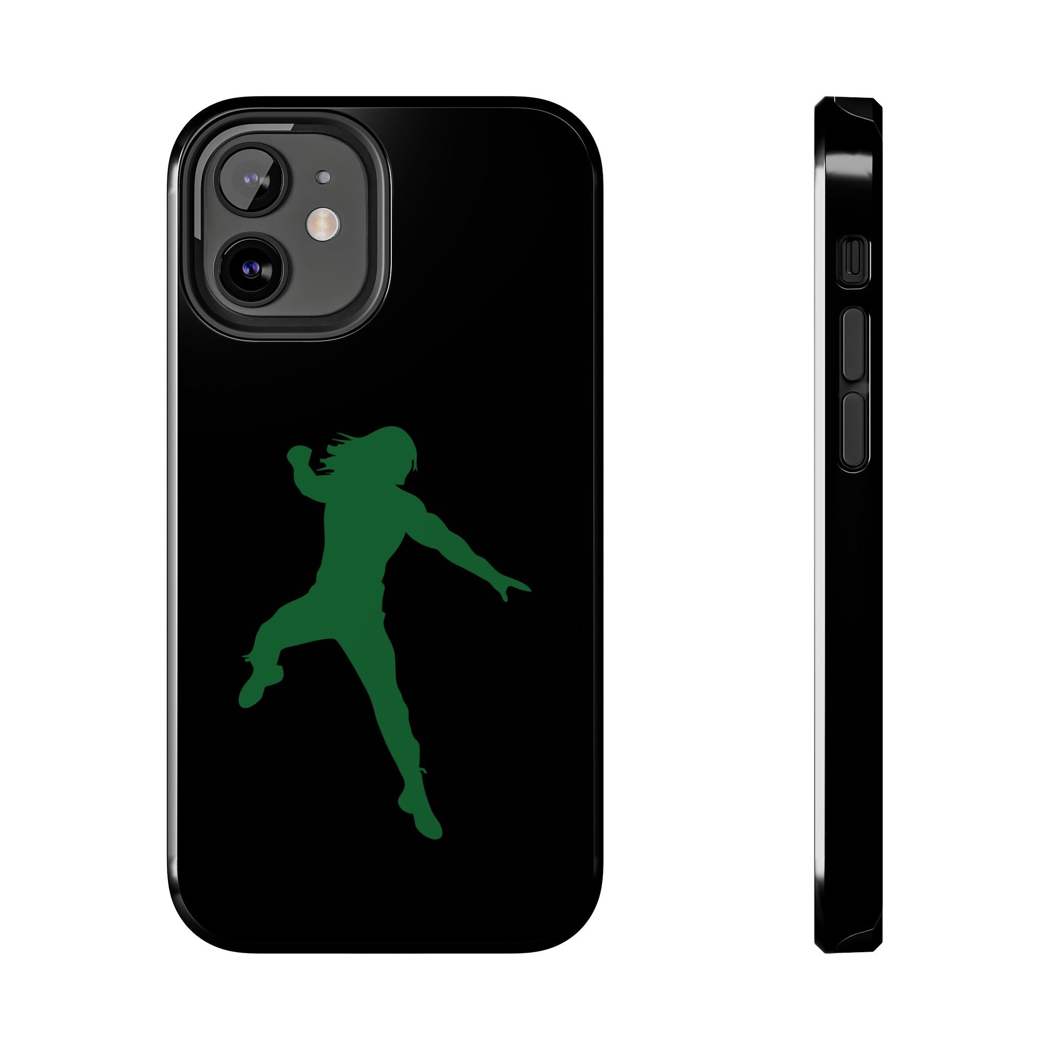 Roman Reigns Jump Green Graphic Design, iPhone and Samsung Case Cool Graphic Sports Fan Phone Case