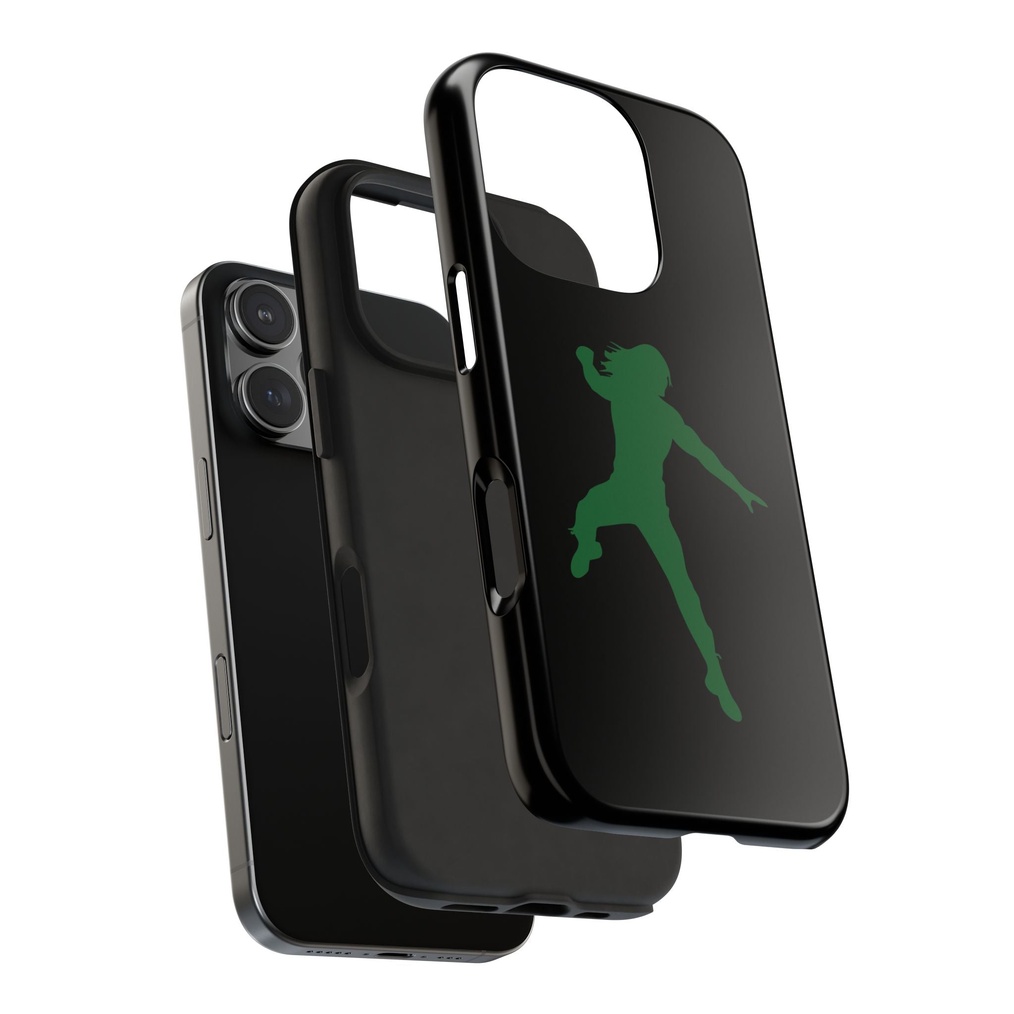 Roman Reigns Jump Green Graphic Design, iPhone and Samsung Case Cool Graphic Sports Fan Phone Case