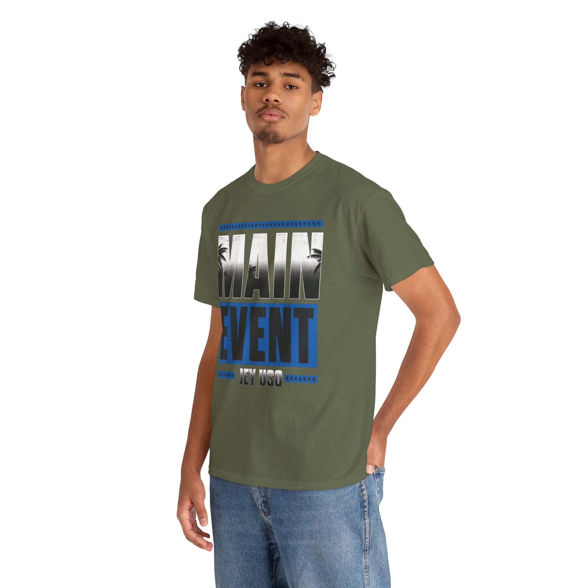 Main Event Uso Wrestling T-Shirt, Heavy Cotton Tee, Unisex Shirt, Wrestling Fan Gift, Graphic Tee