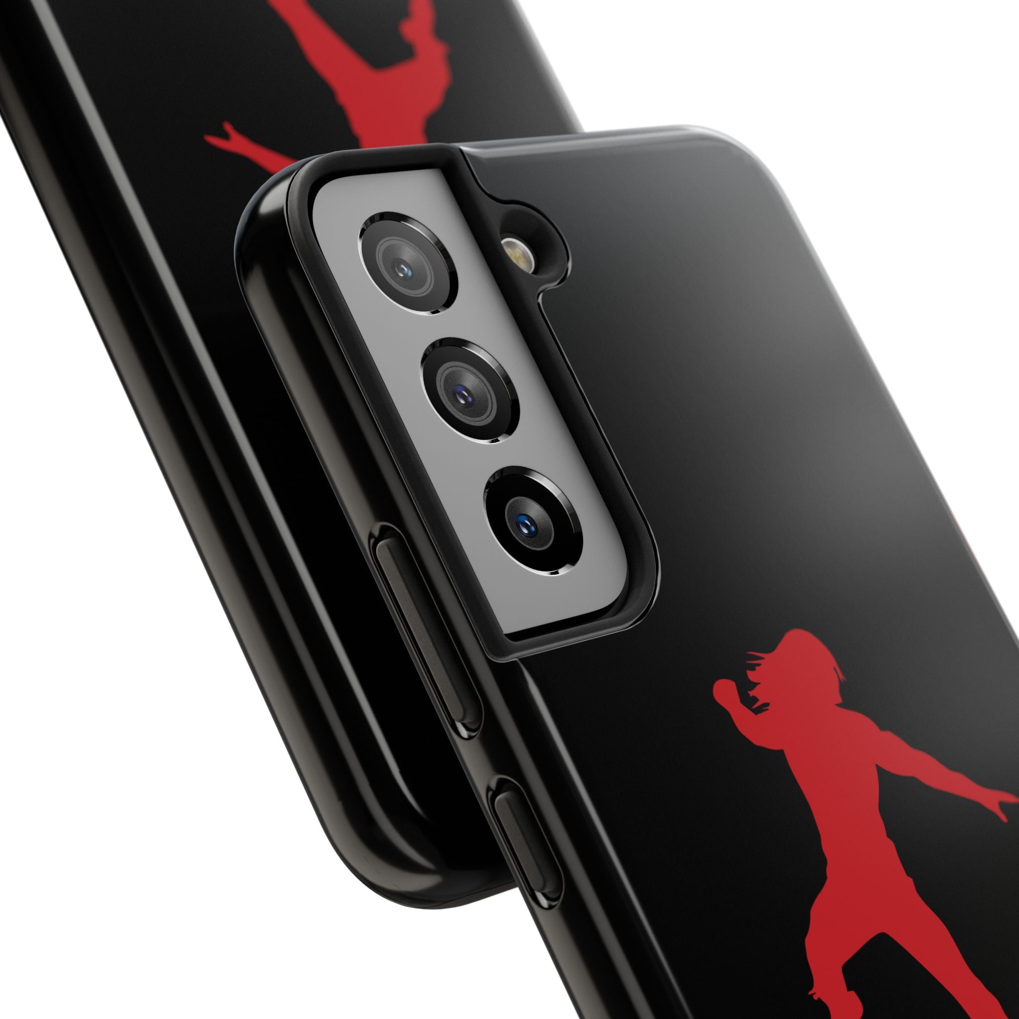 Roman Reigns Jump Red Graphic Design, iPhone and Samsung Case Cool Graphic Sports Fan Phone Case