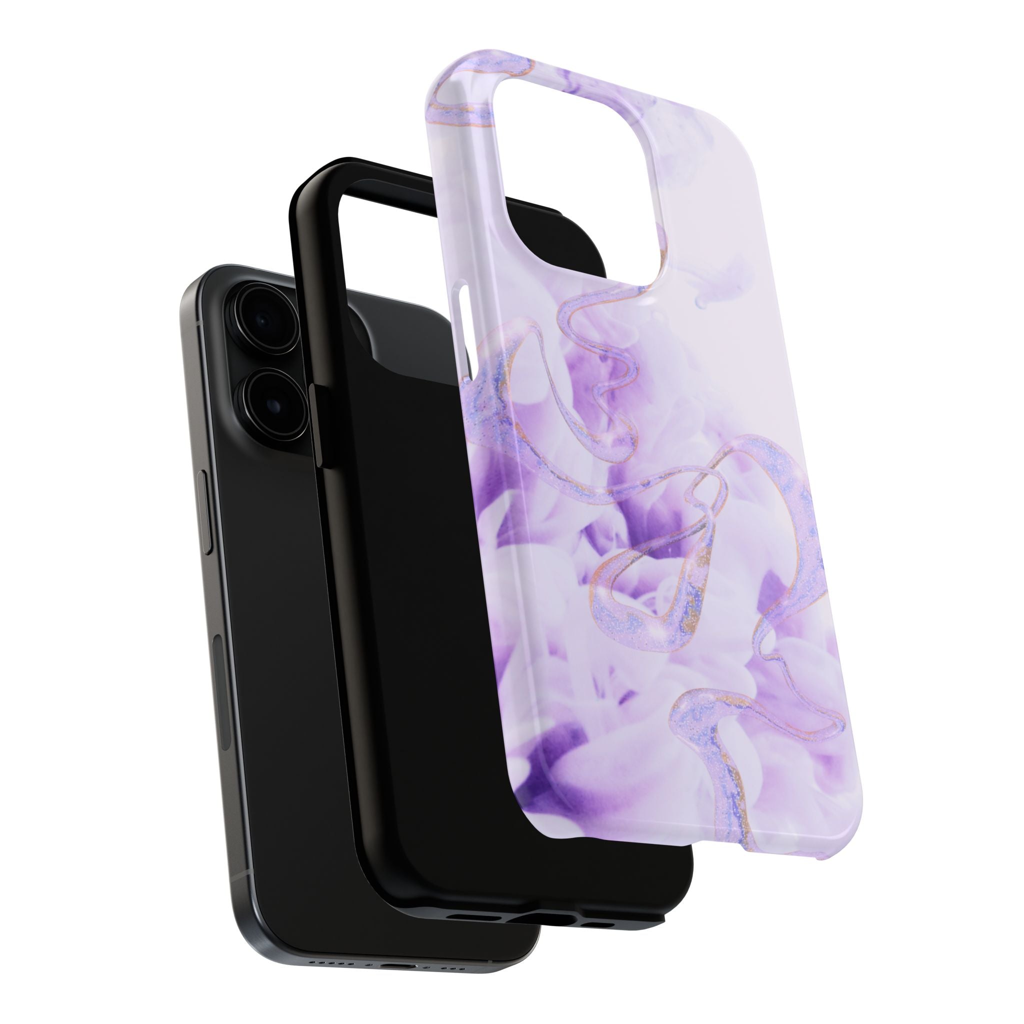 Abstract Purple Fluid Design, Elegant Phone Cases, Stylish Phone Covers, Chic Phone Protectors, Fashionable Case for Her, Trendy Smartphone Accessories