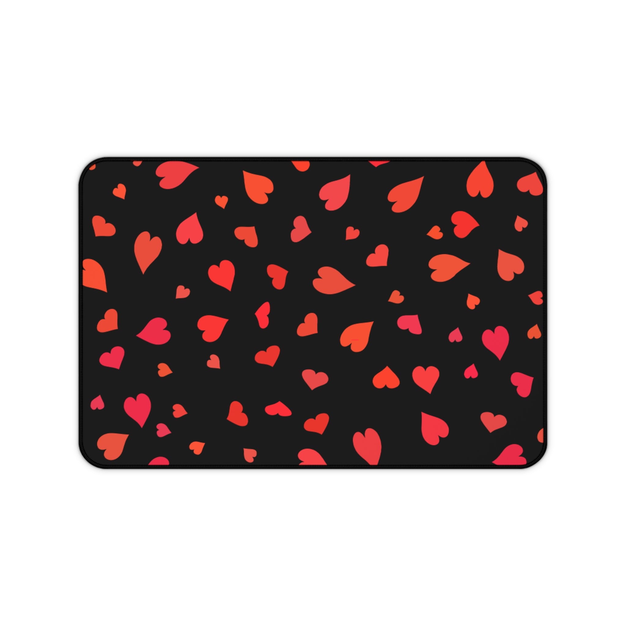 Heart, Valentines Gift, Mouse Pad, Desk Matt for Desktop, Cute Desk Pad Mat, XXL Large Mouse Pad for Desk, Anti-Slip Big Mousepad with Stitched Edges, Keyboard Pad Mouse Mat for Computer