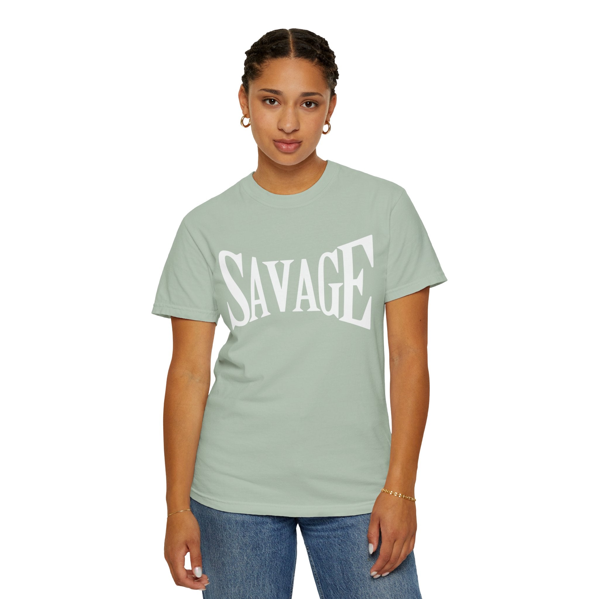 Savage, Graphic Design Unisex T-shirt, Casual Cotton Outwear, Gift for Him- Gift for Her, Stylish Tee, Cool Shirt, Trendy Apparel, Comfortable Top,