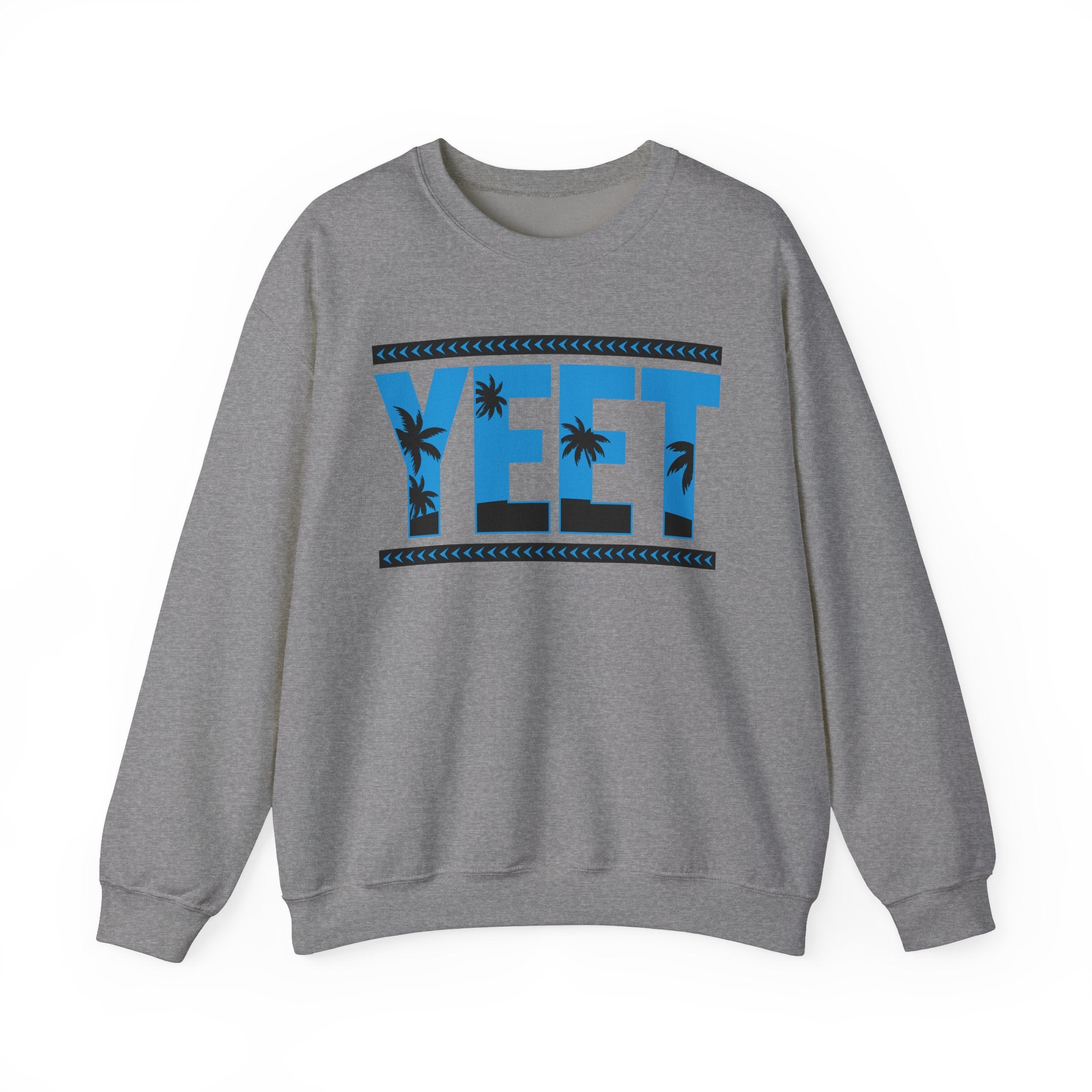 Blue Black Yeet Sweatshirt, Wrestling Fan Unisex Sweatshirt - Gift for Him or Her, Casual Outwear, Heavy Blend Crewneck Sweatshirt