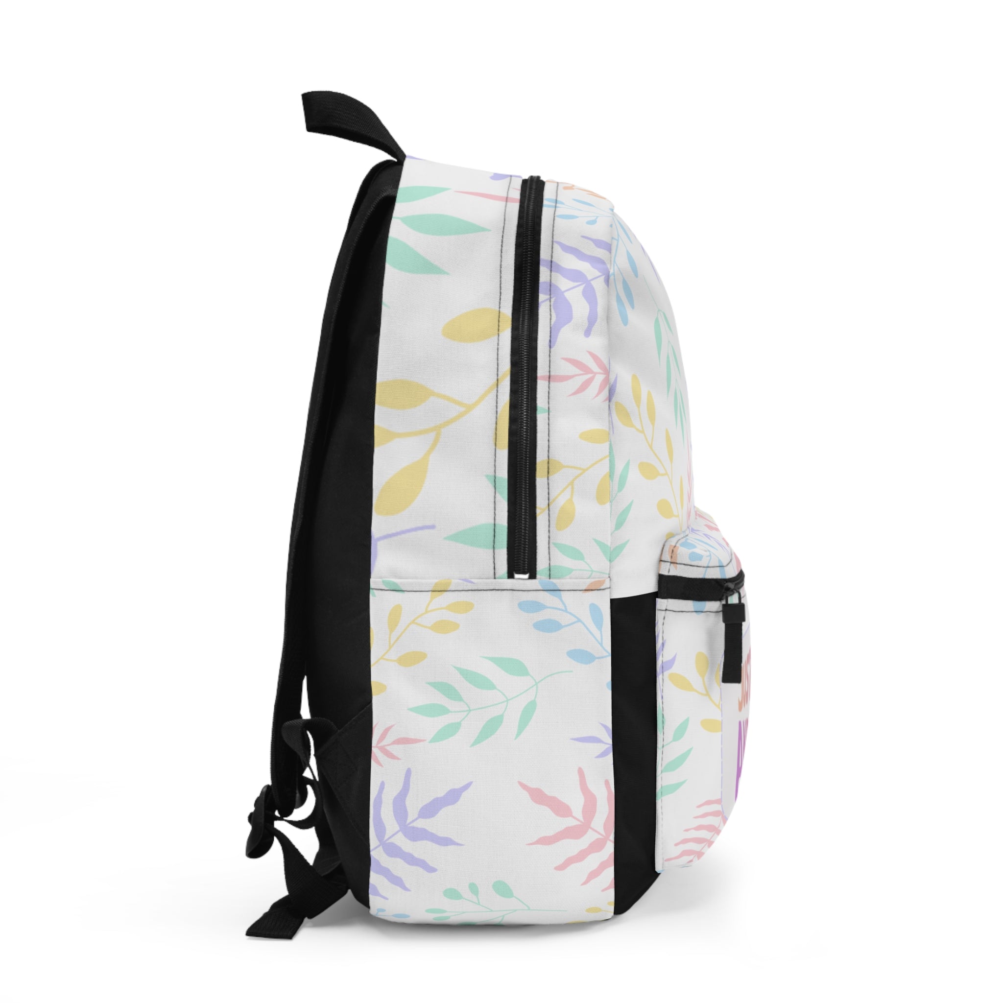 Leaves Pattern Design Backpack - Multiple Organizational Compartments - Great for Work and Travel, Ideal as a backpack for women or men