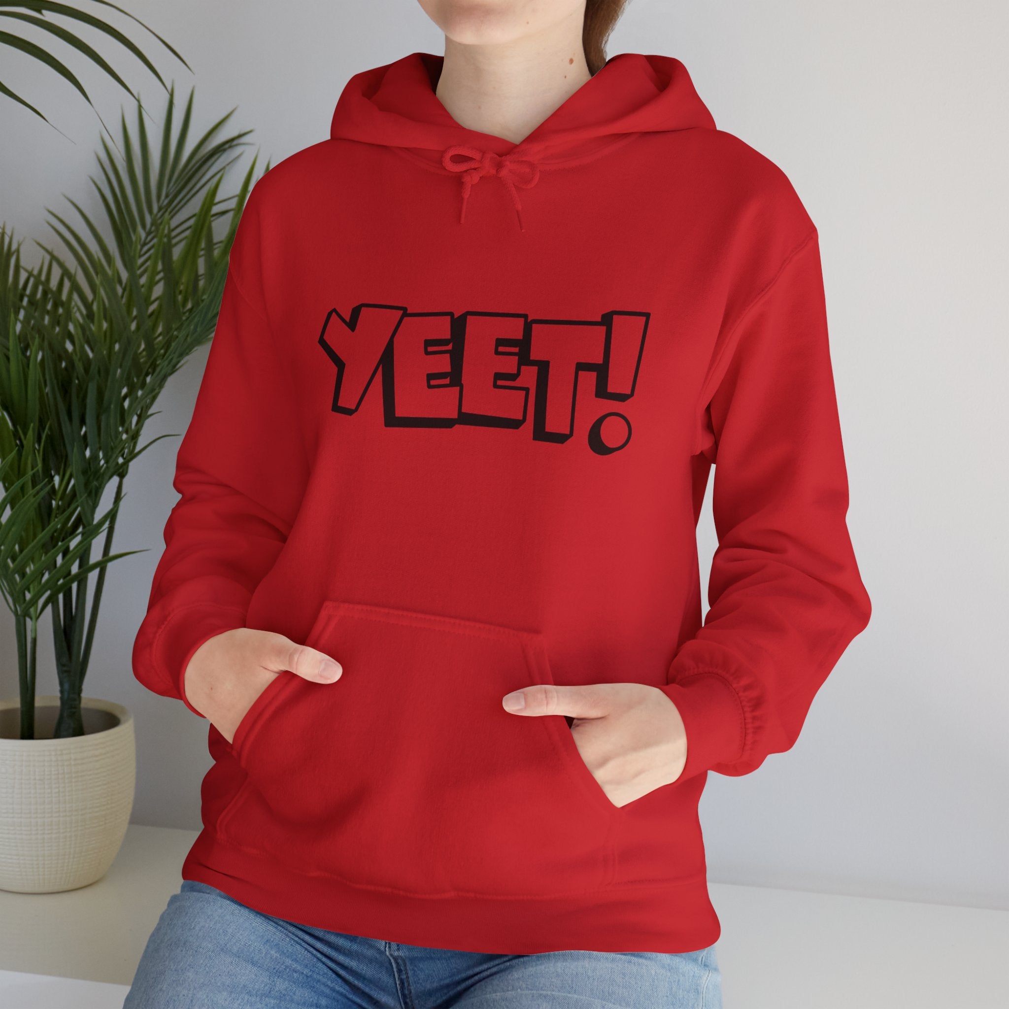 Yeet Graphic Hoodies, Gift for Her - Gift for Him, Sports Fan Wrestling Unisex Hooded Sweatshirt, Casual Outwear