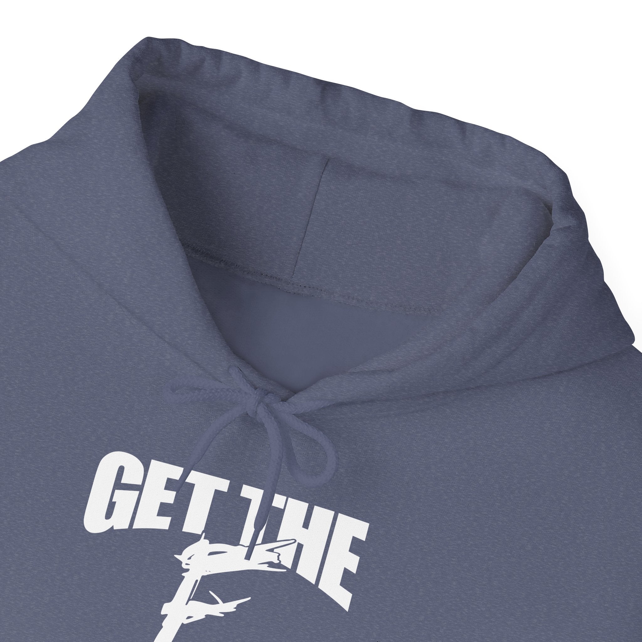 " Get The " F " Out Hoodies, Gift for Her - Gift for Him, Sports Fan Wrestling Unisex Hooded Sweatshirt, Casual Outwear