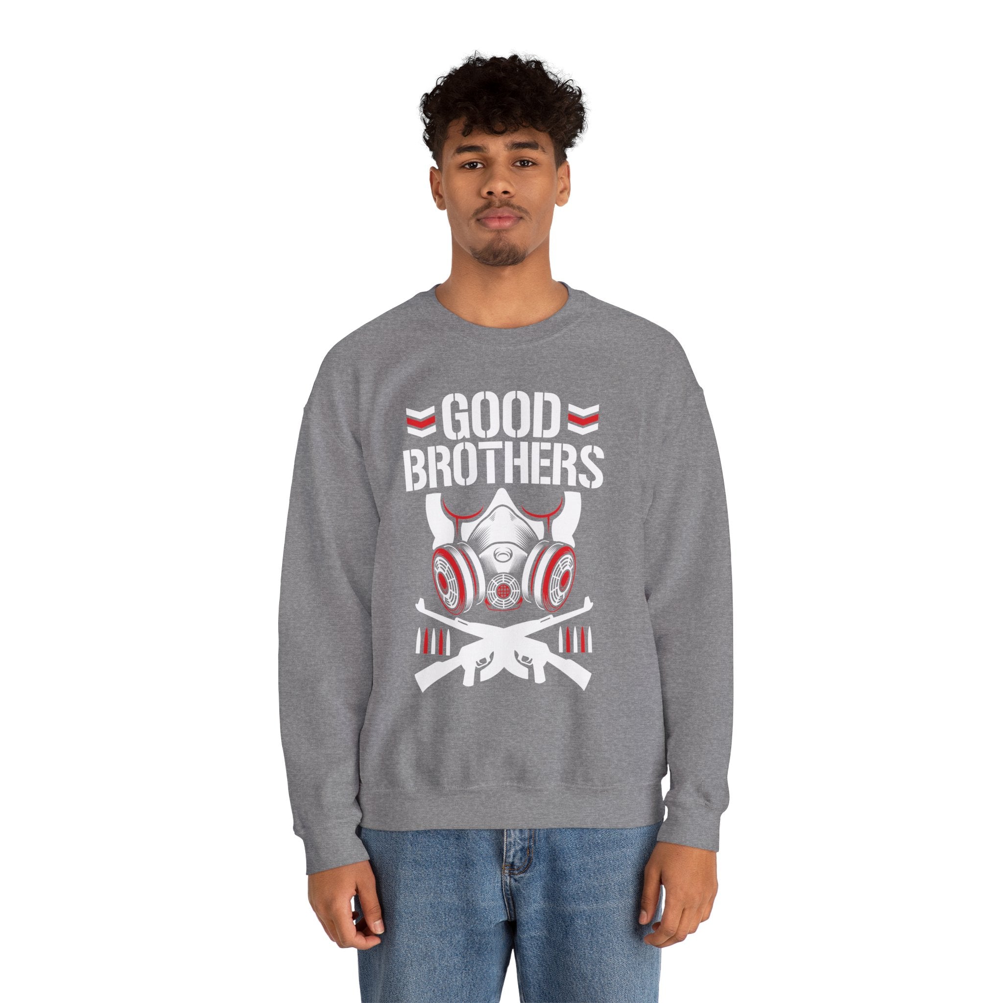 Good Brothers Sweatshirt  Design, Sports Sweatshirt, Wrestling  Fan Unisex Sweatshirt - Gift for Him or Her, Casual Outwear, Heavy Blend Crewneck Sweatshirt