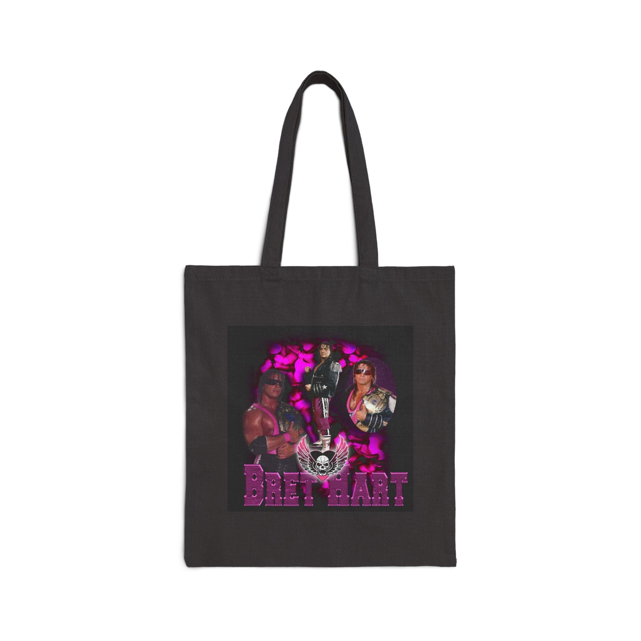 Bret Hart Design, Sports Fan Tote Bag, Unisex , Gift Tote Bag for Him-Her