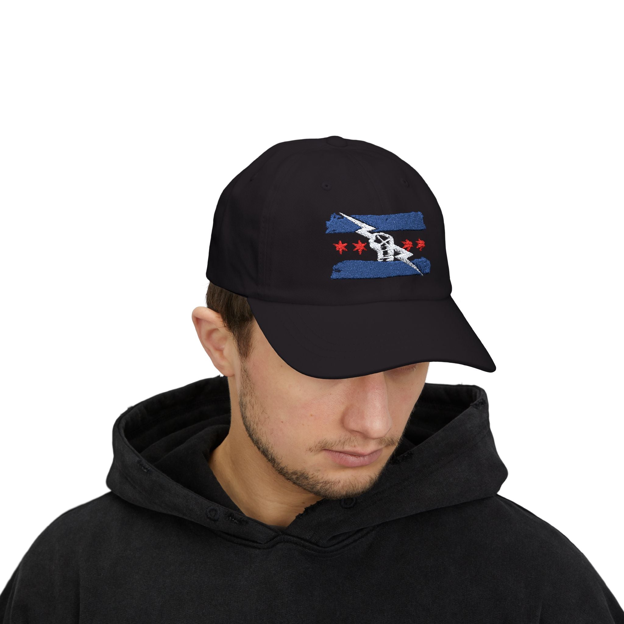 CM Punk Flag Tri-color Blue-Red-White Sports Fan, Wrestling Dad Cap for Her and Him - Unisex Classic